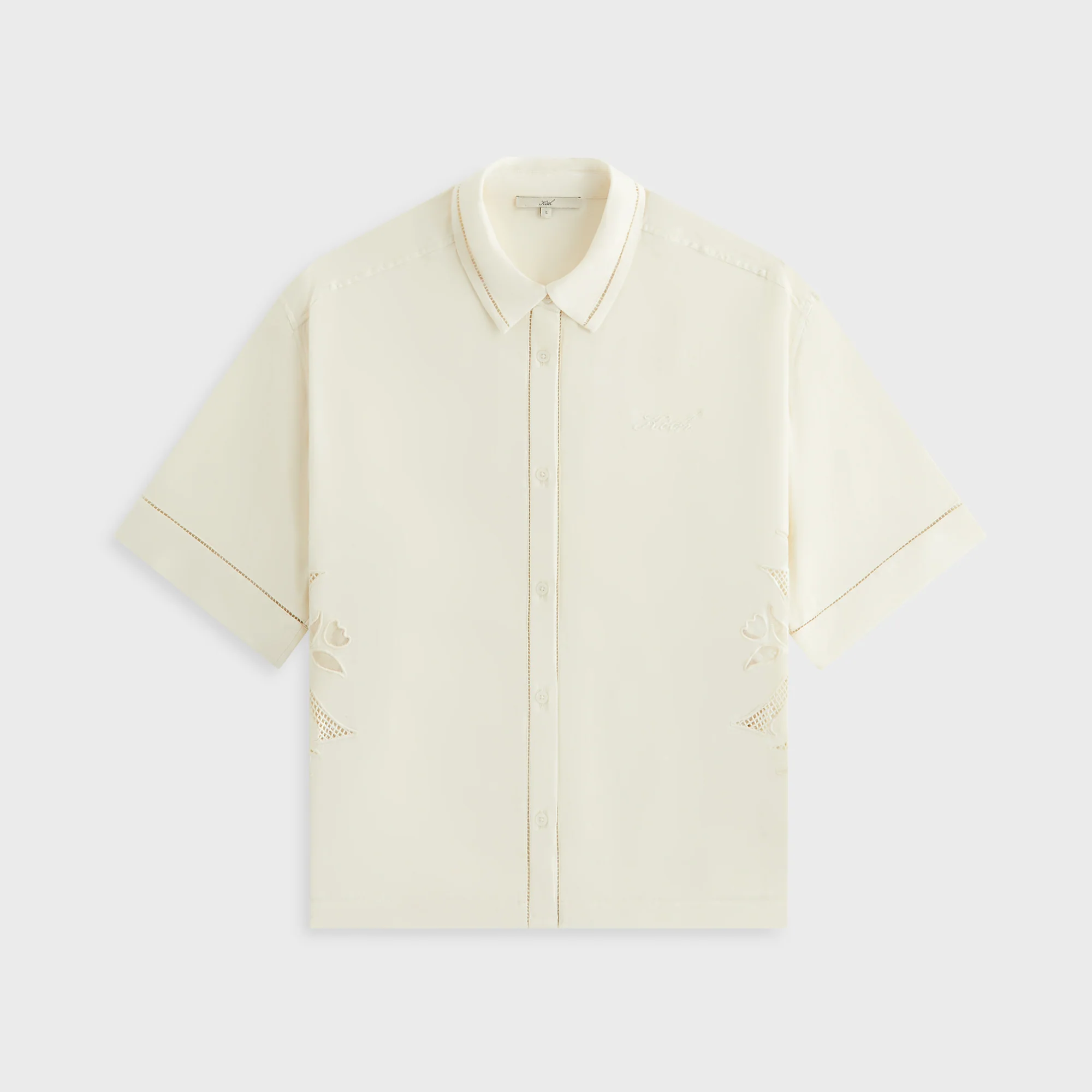 Kith Women Mari Broderie Crest Shirt