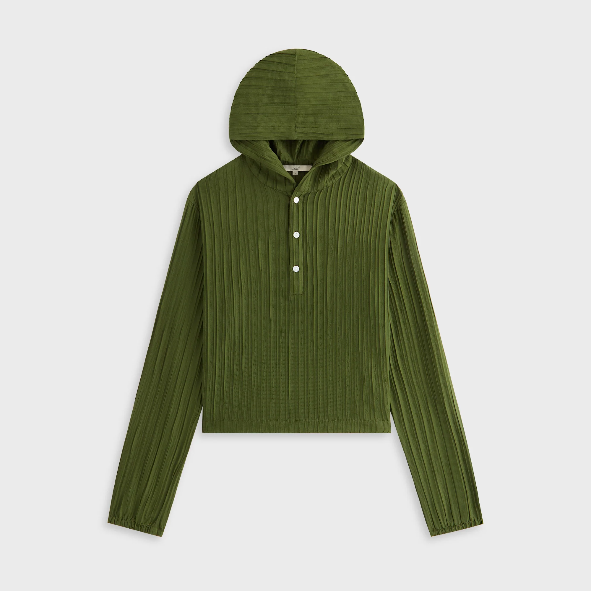 Kith Women Umi Plisse Drawstring Hoodie