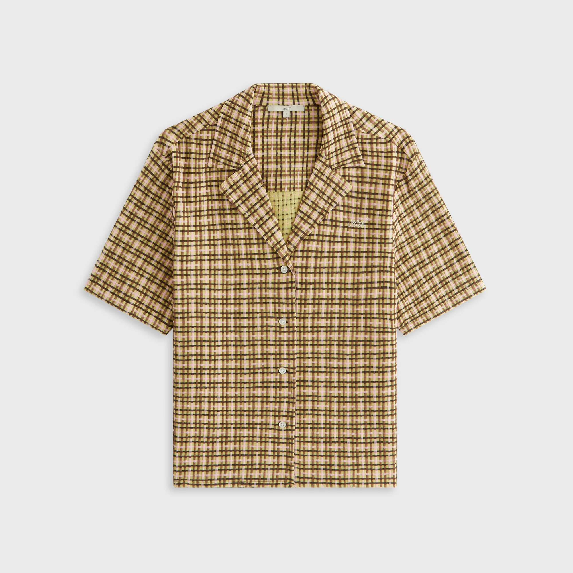 Kith Women Elena II Bubble Check Shirt
