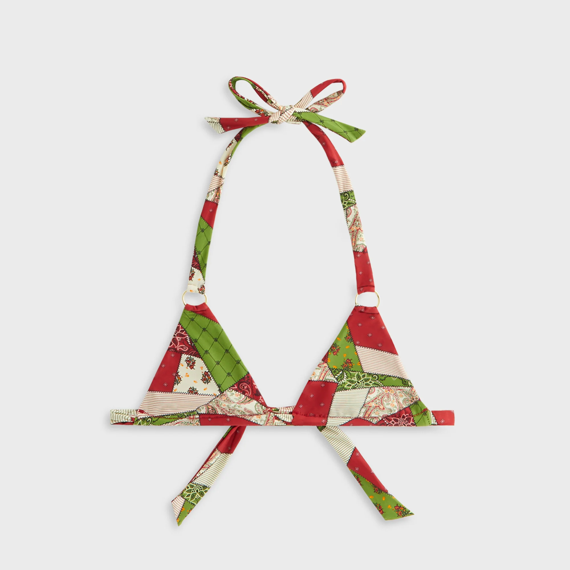 Kith Women Kenna Patchwork Scarf Tie Top
