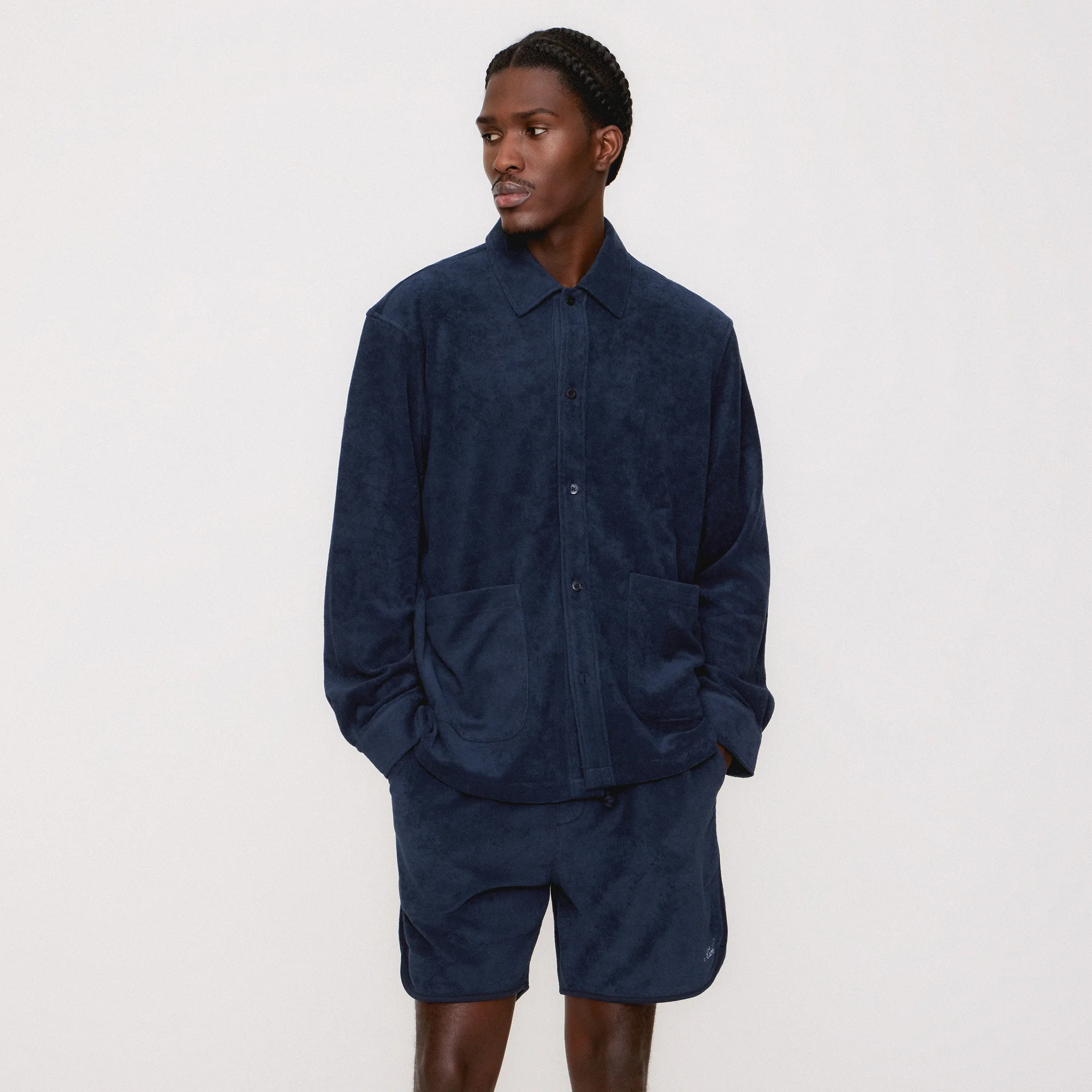Kith Terry Boxy Collared Overshirt