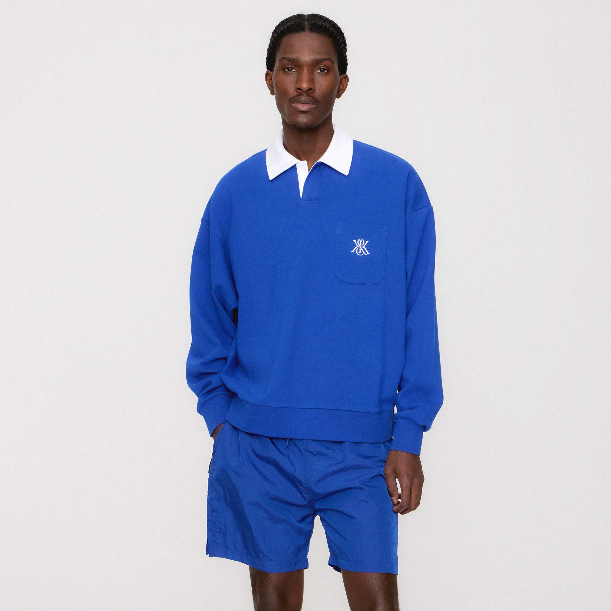 Kith Pegasus Crest Nelson Collared Pullover