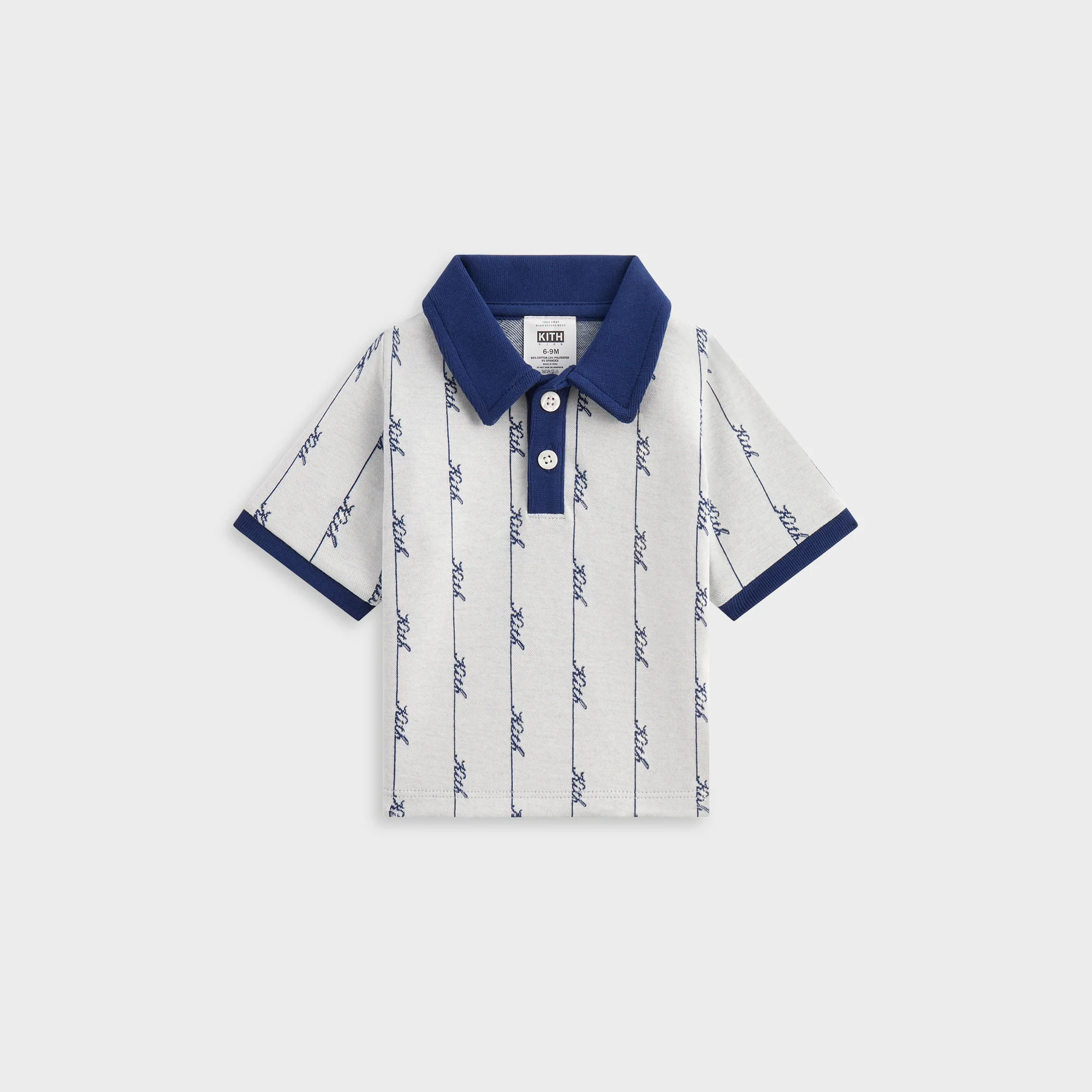 Kith Baby Script Knit Tilden Polo