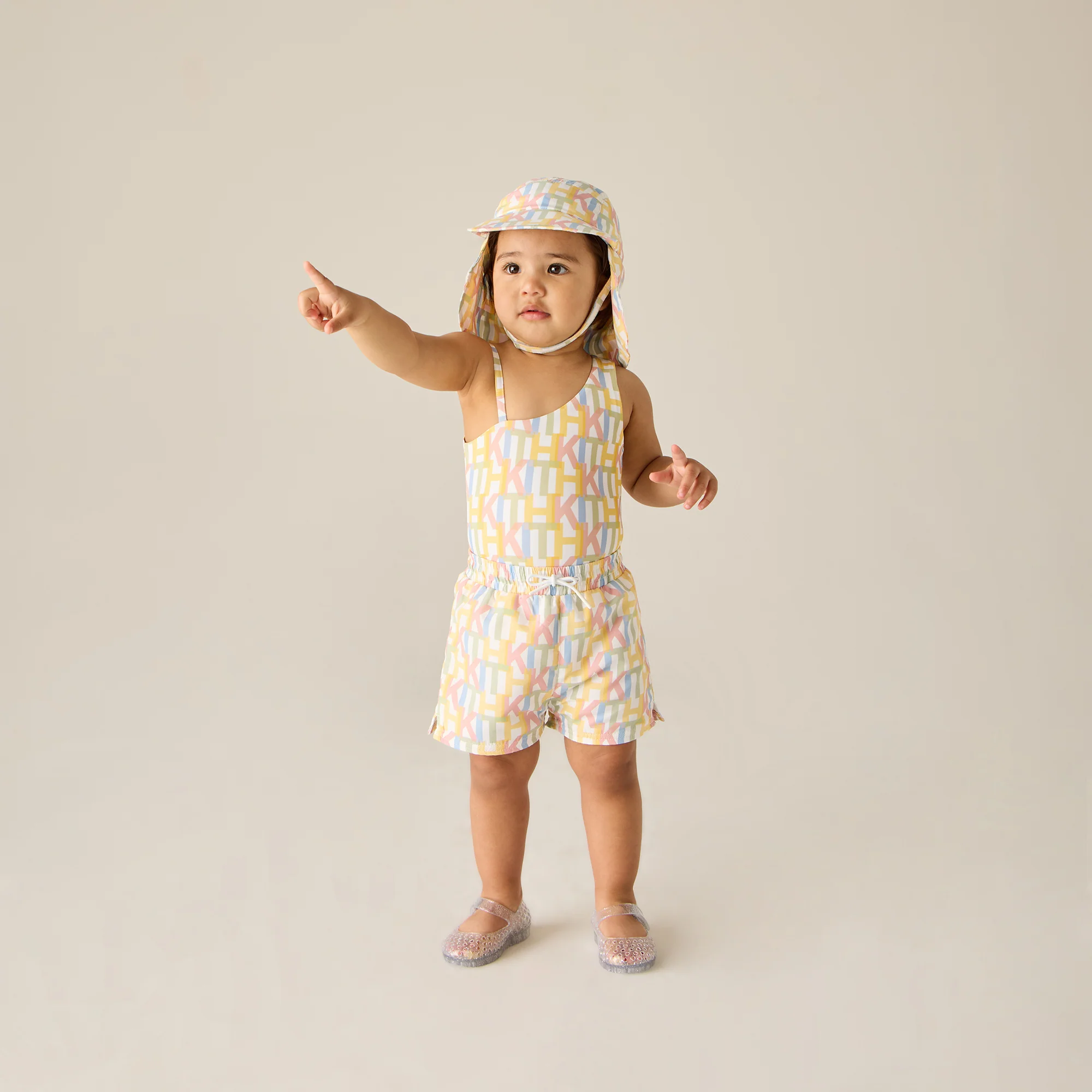 Kith Baby Monogram Gemma One-Piece Swimsuit