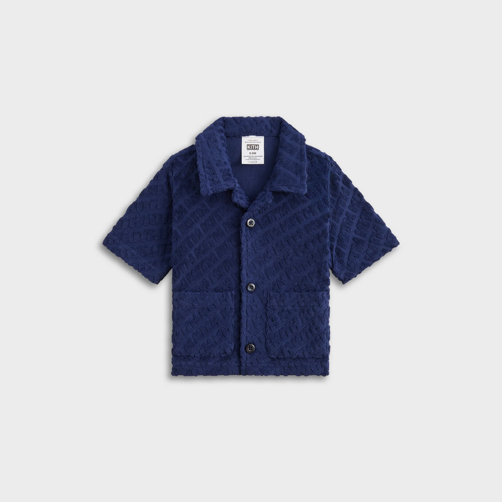 Kith Baby Monogram Terry Camp Shirt