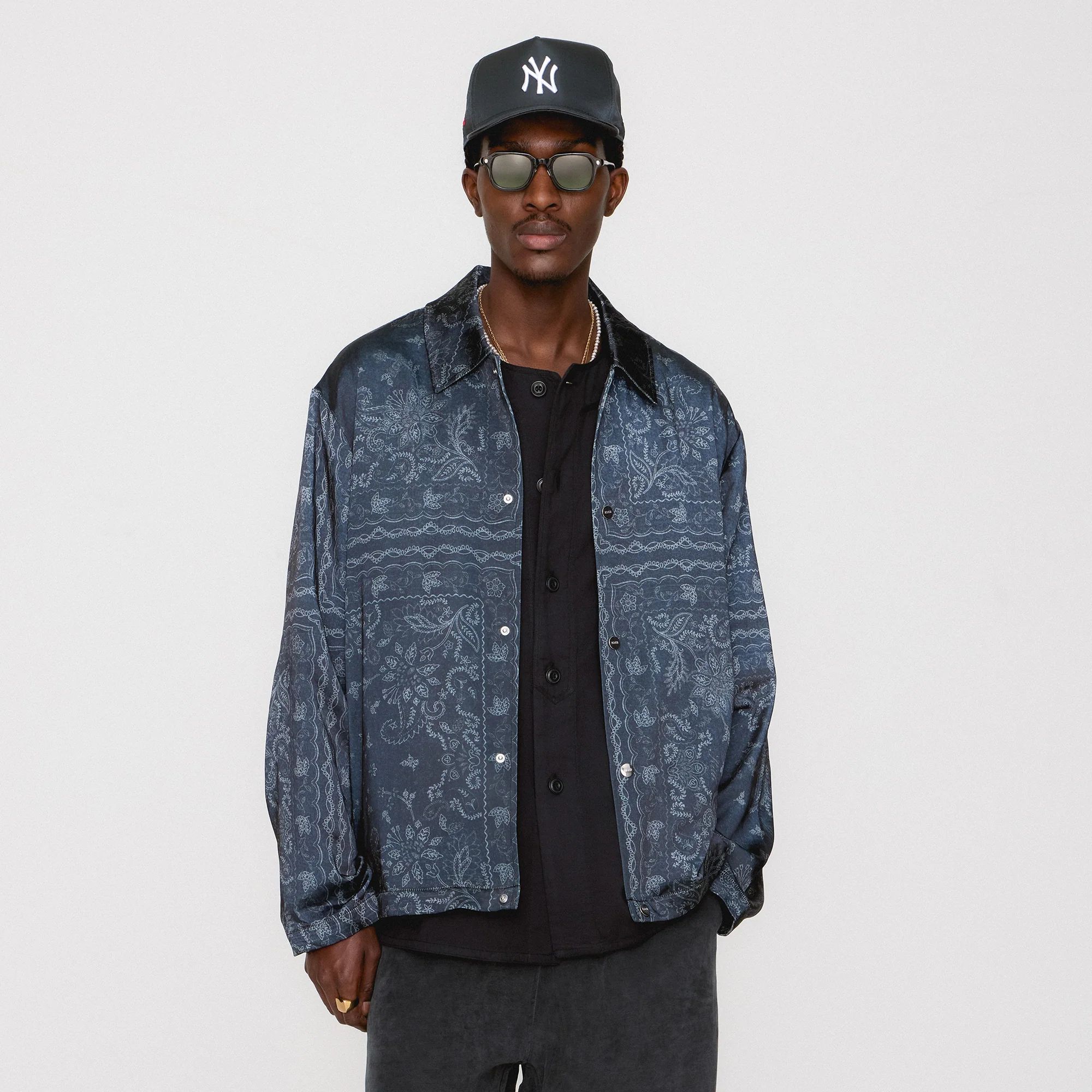 Kith Panelled Bandana Long Sleeve Coaches Jacket
