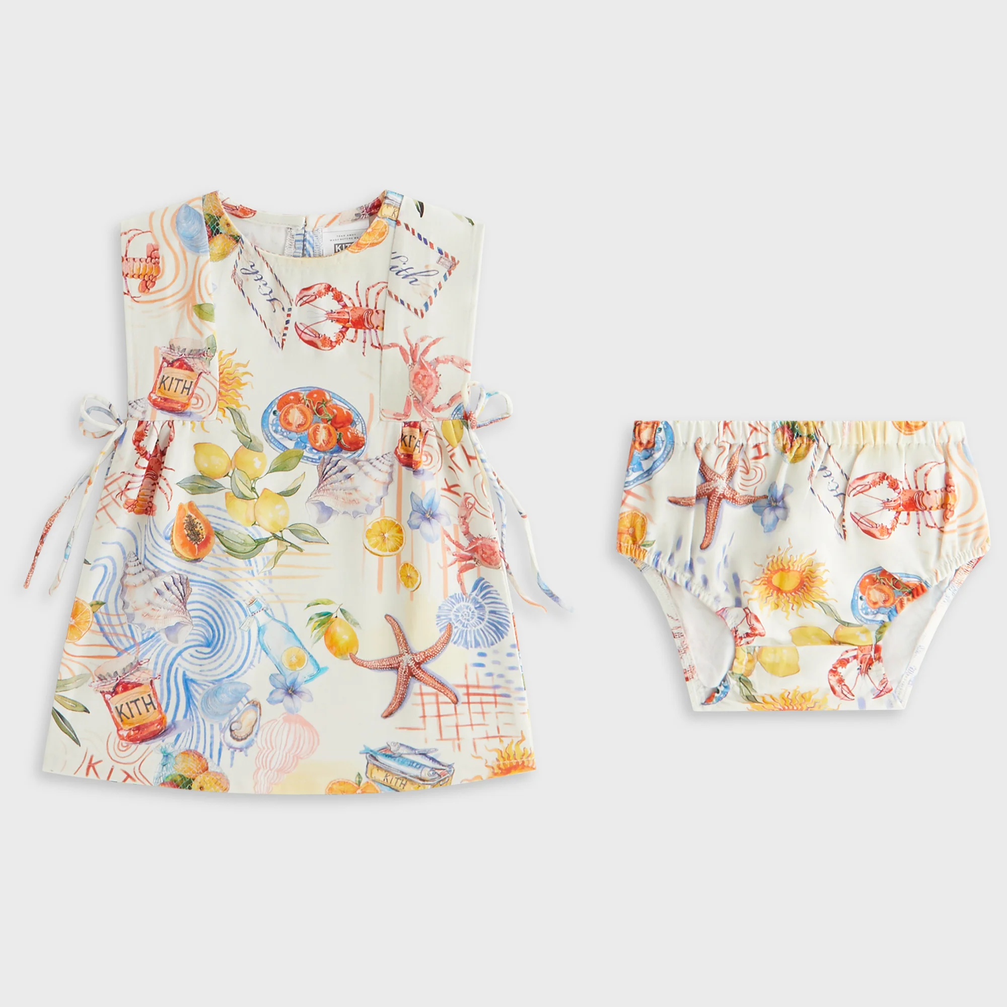 Kith Baby Summer Picnic Dress Bloomer Set