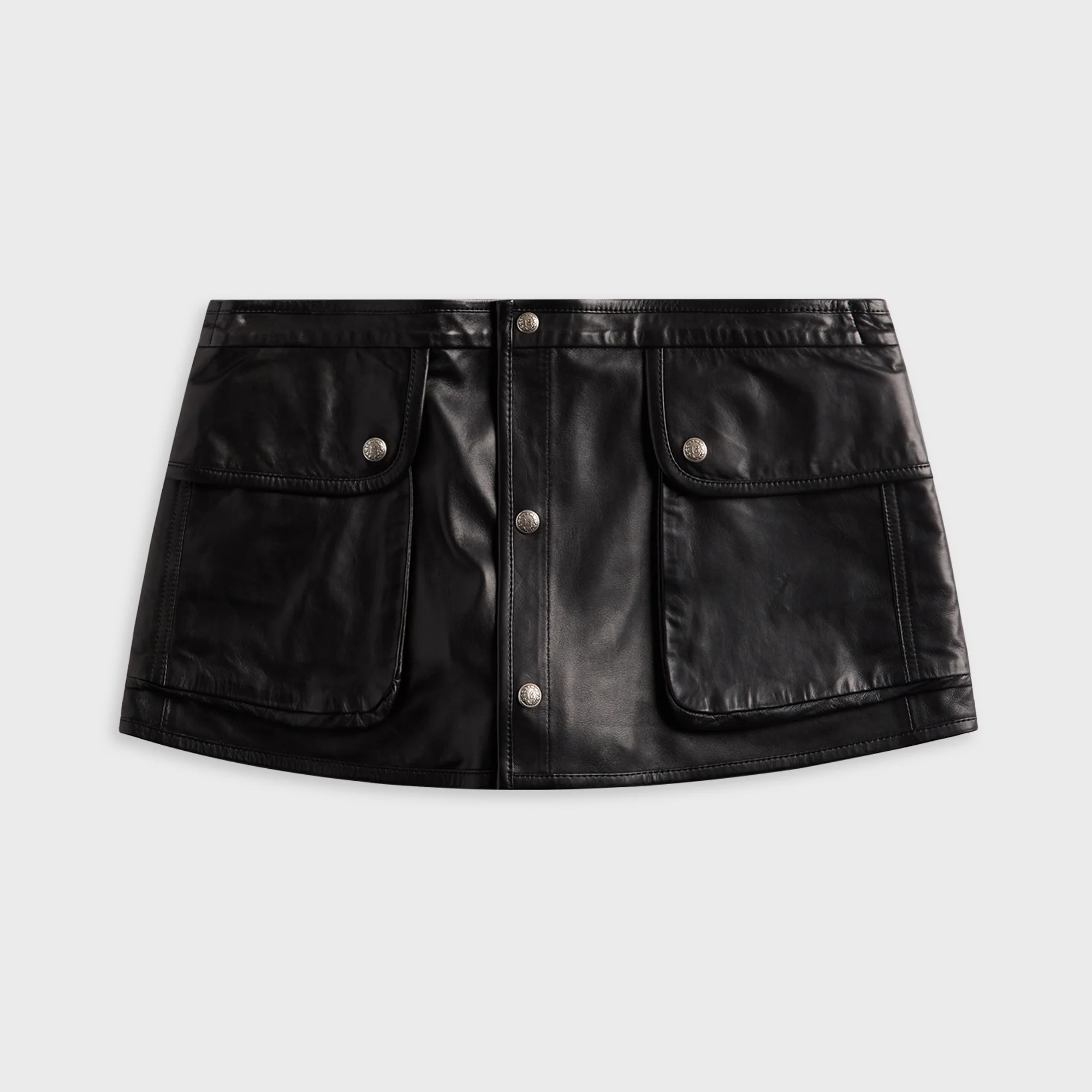 Leather Layered Skirt