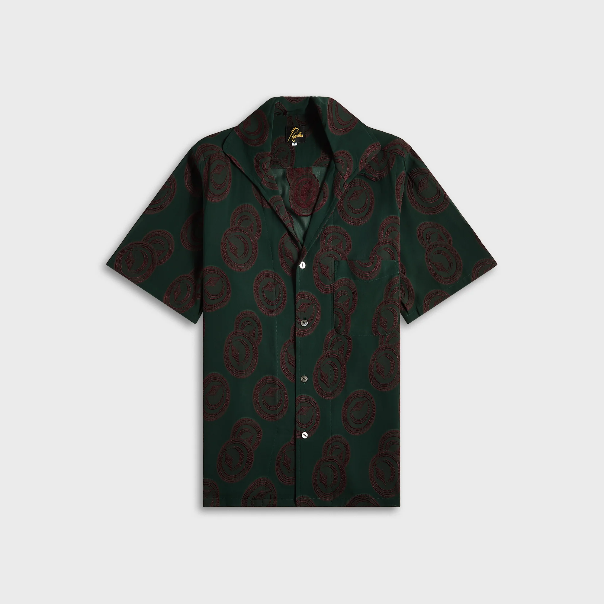 Italian Collar Short Sleeve Shirt