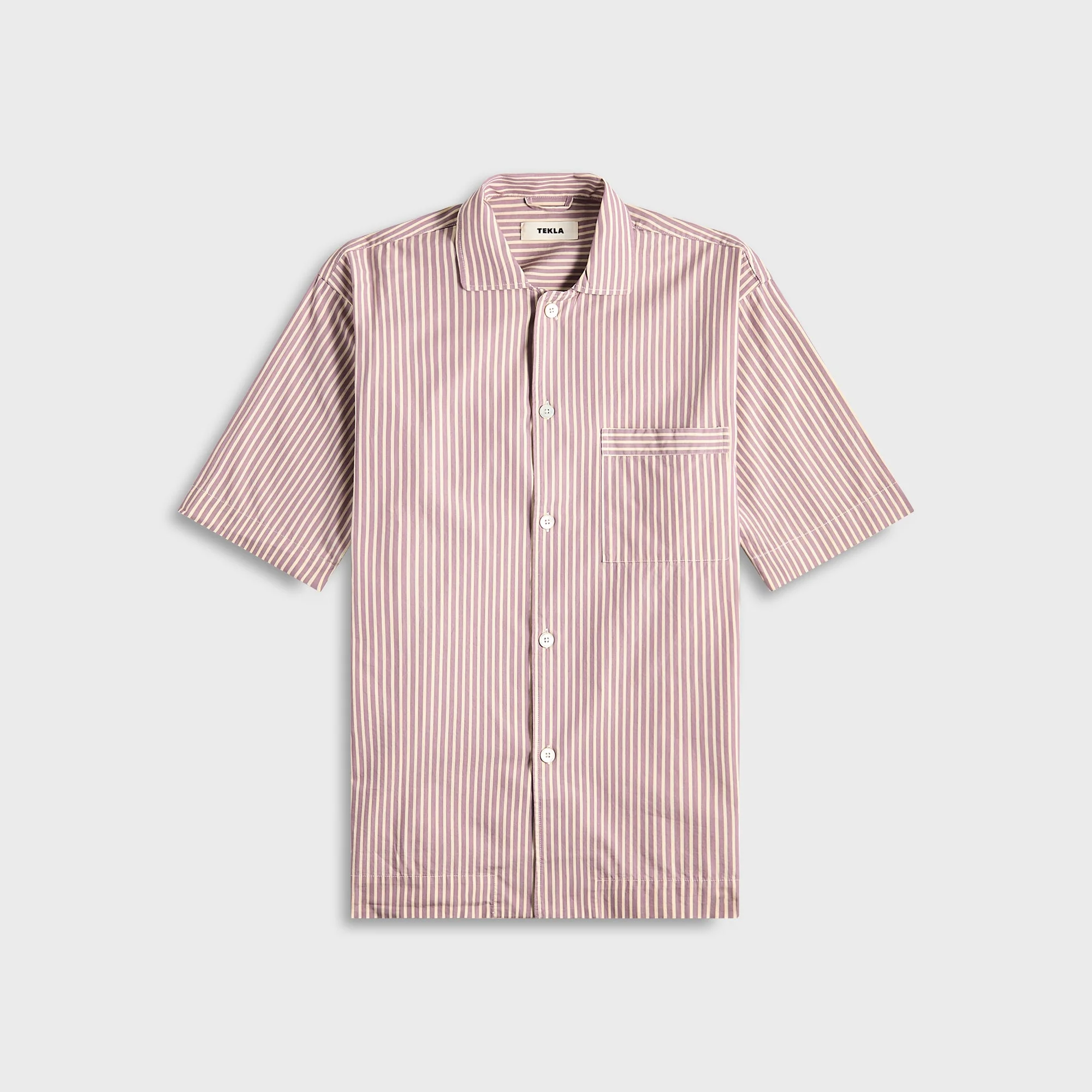Poplin Short Sleeve Pyjamas Shirt