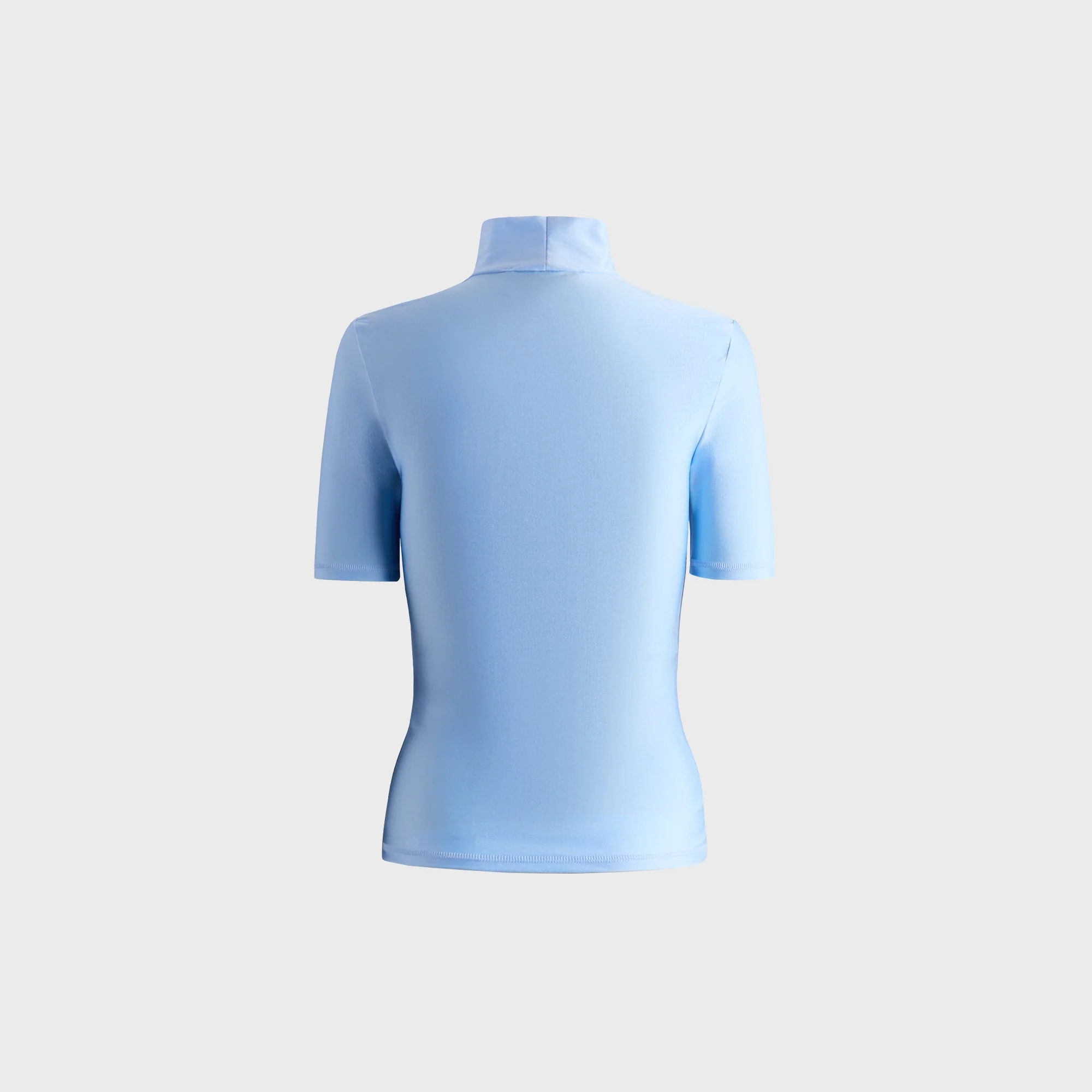 High Neck Fitted Top