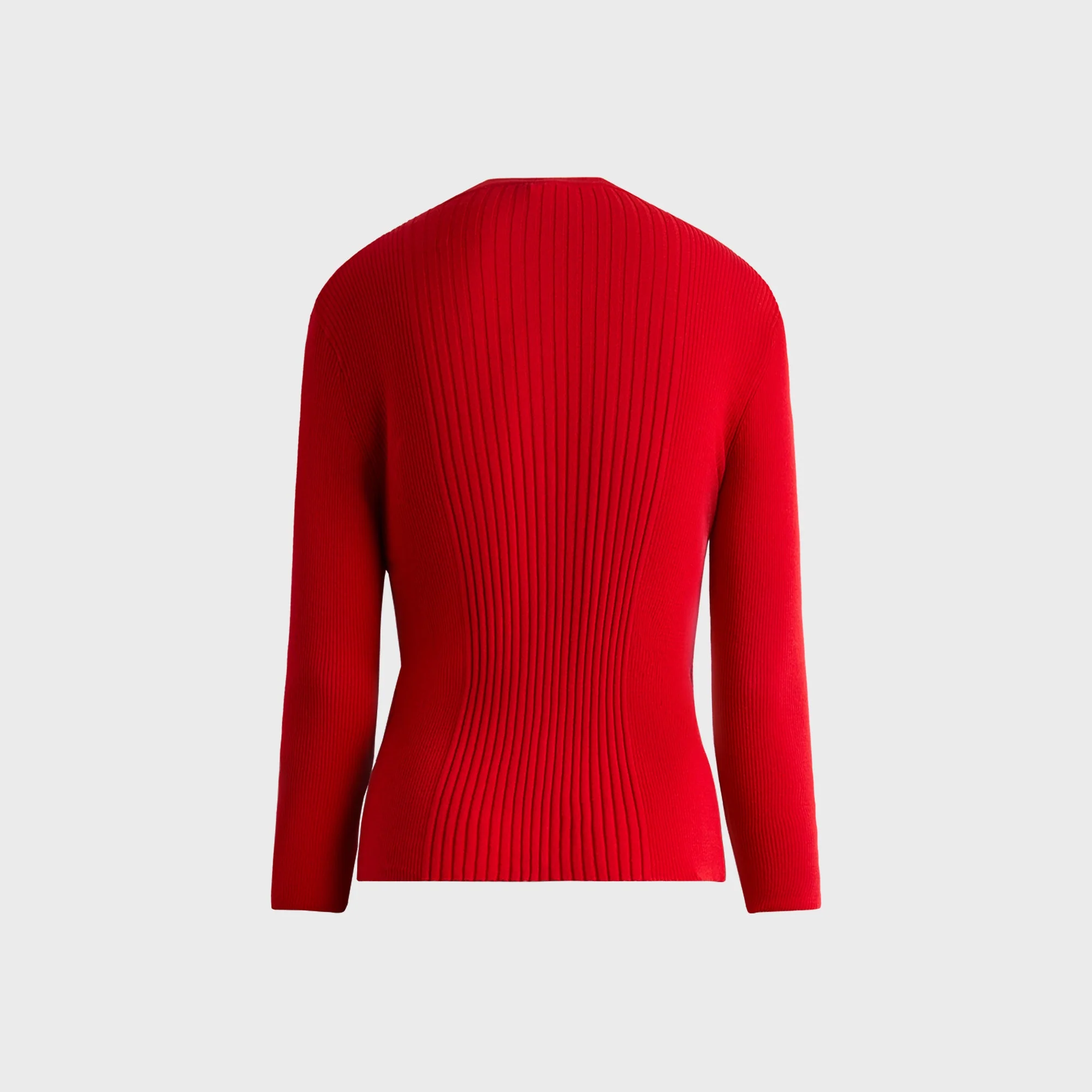 Light Weight Vary Rib Knit Cardigan