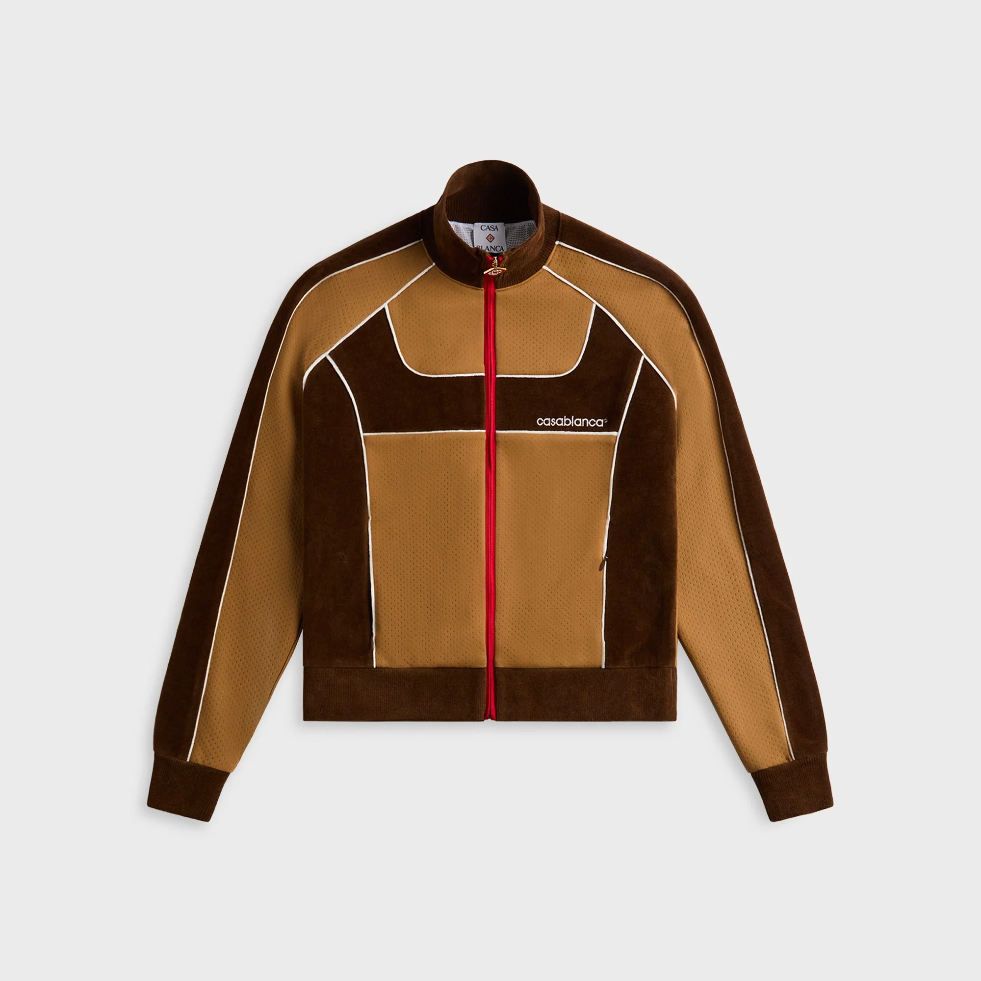 Chenille Panelled Track Jacket