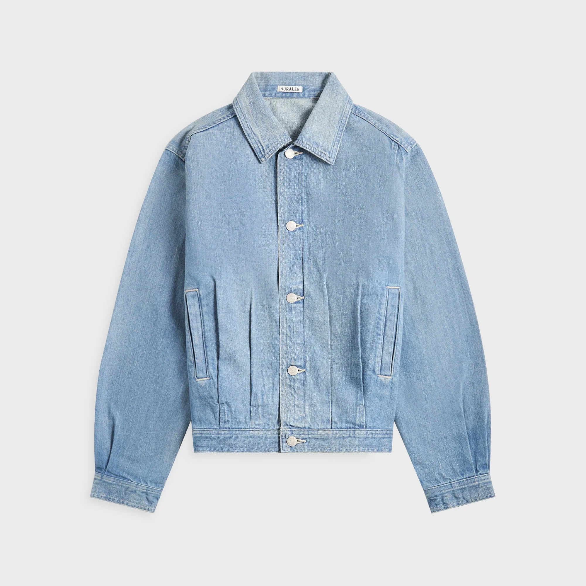 Selvedge Faded Light Denim Blouson