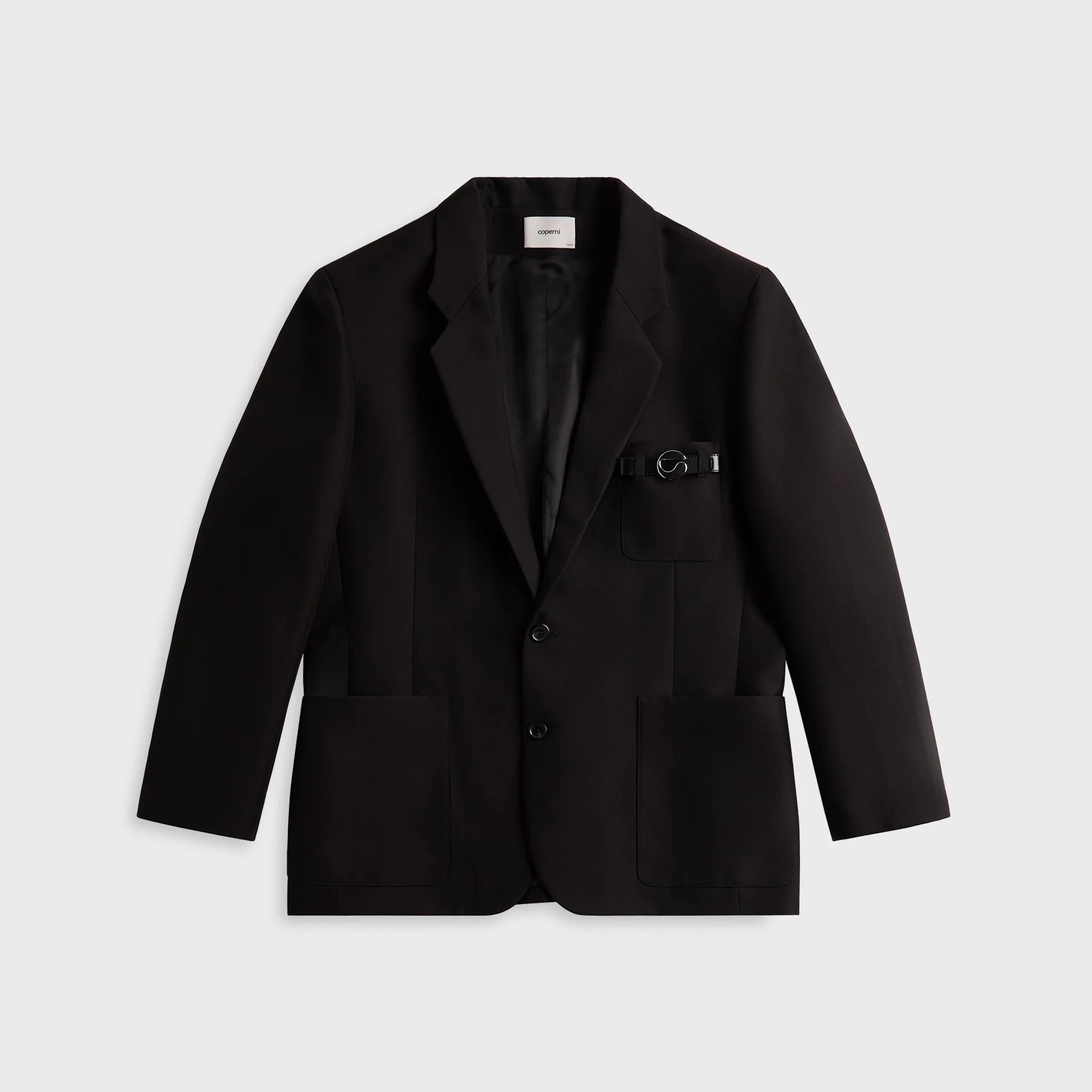 Belted Pocket Tailored Jacket