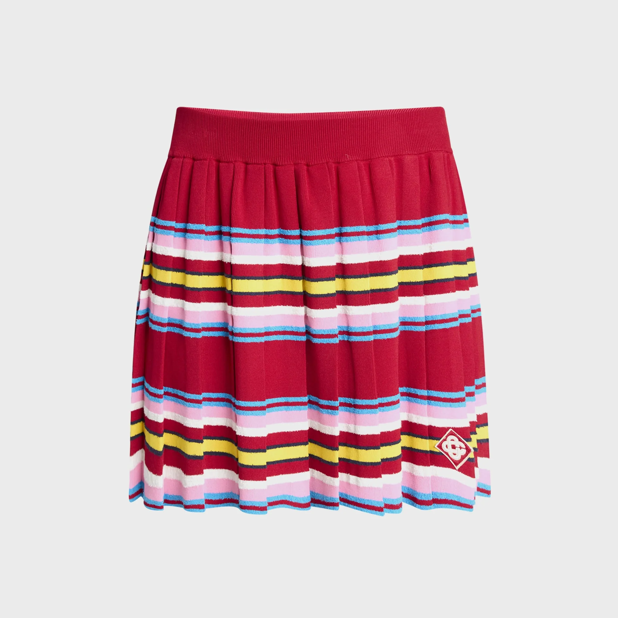 Striped Polo Pleated Skort