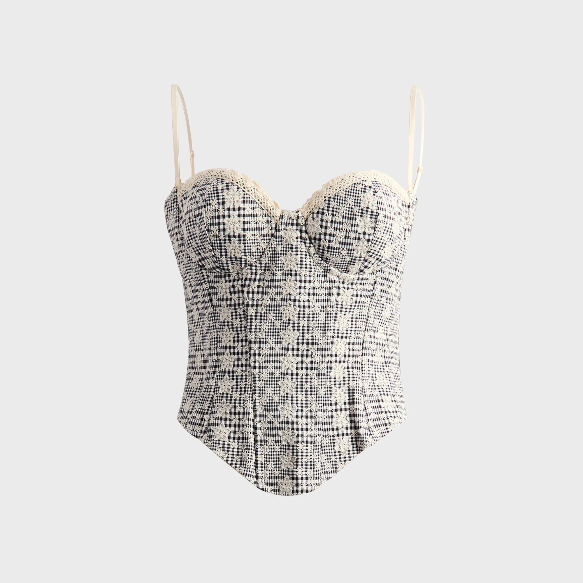 Genevieve Gingham Bustier