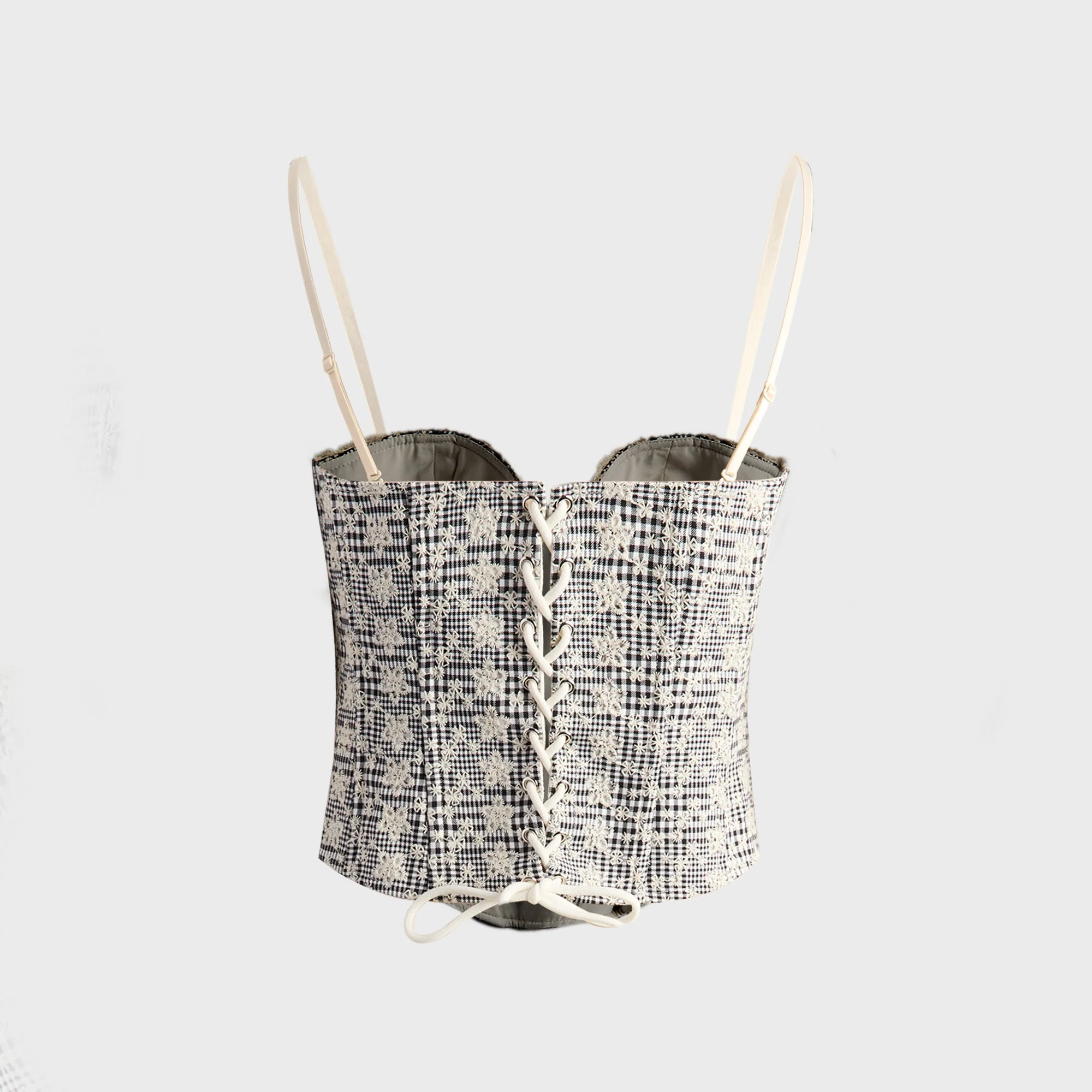 Genevieve Gingham Bustier
