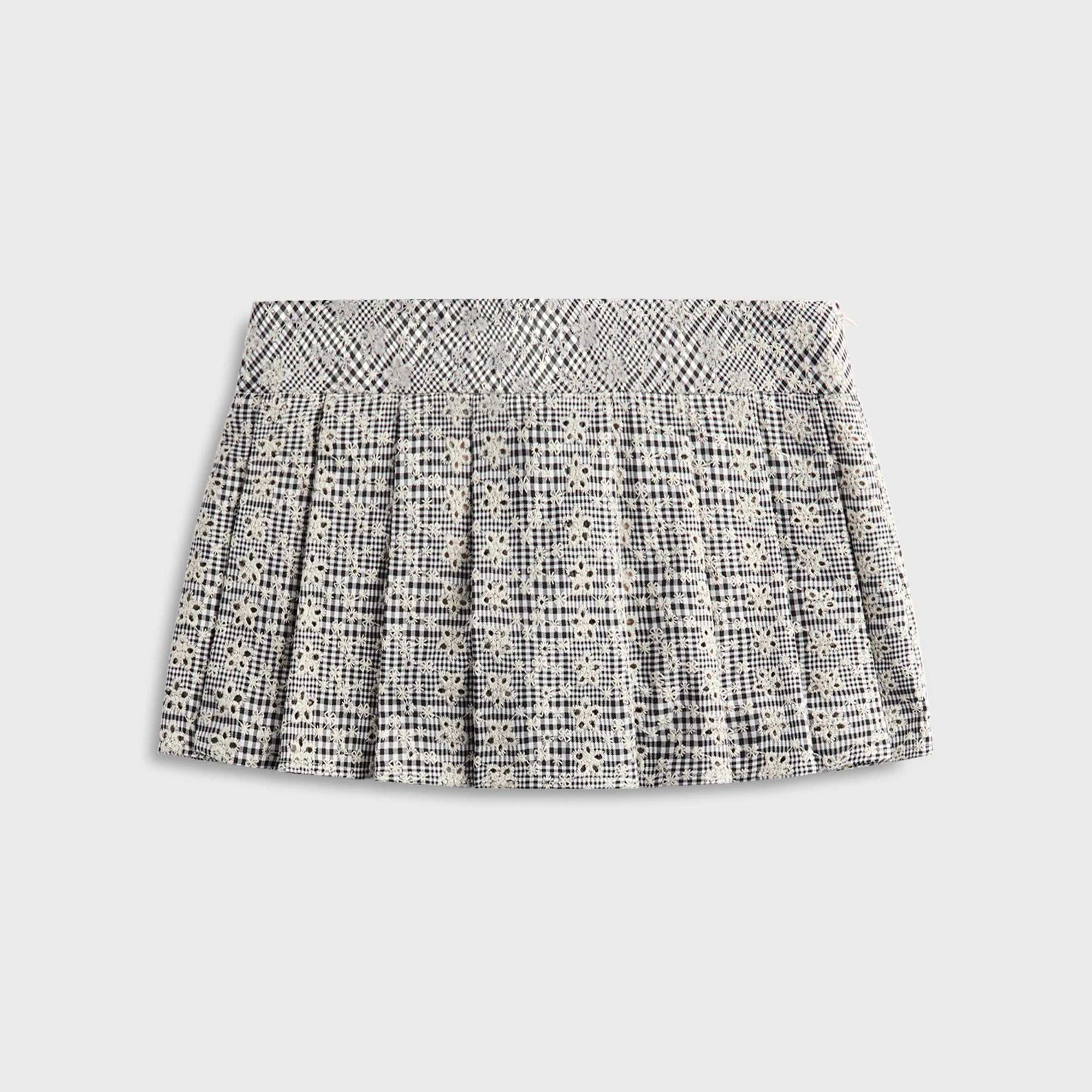 Floriane Gingham Mini Skirt with Shorts