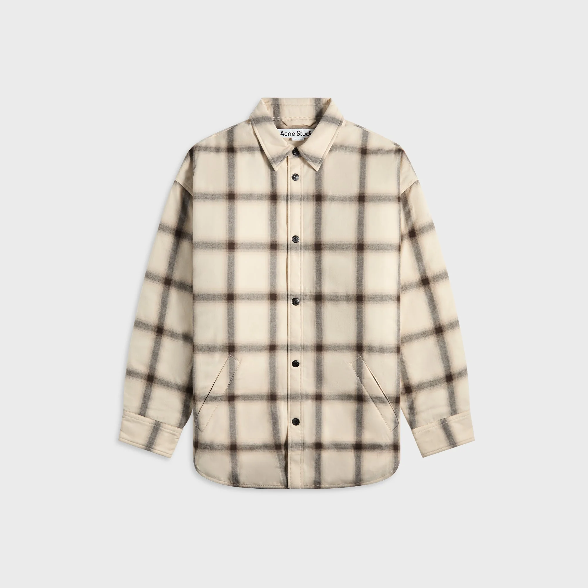 Flannel Button-Up Shirt