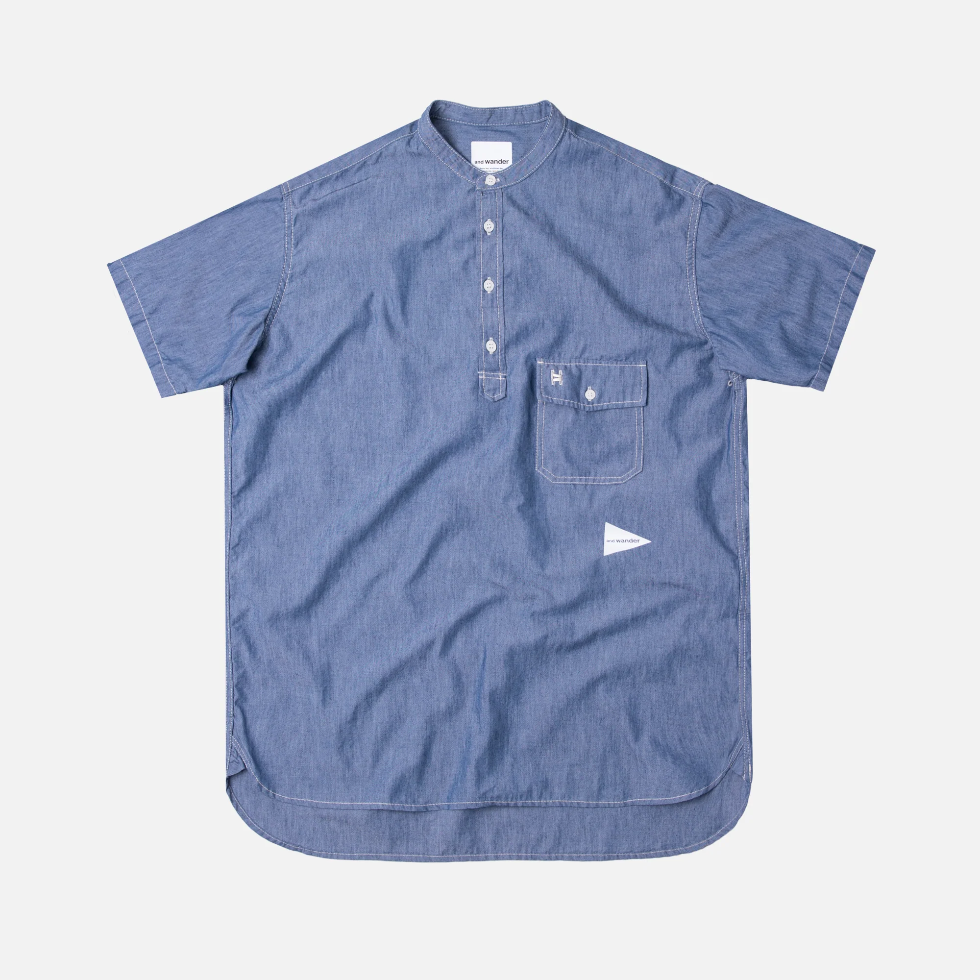 and wander PL Dungaree Short Sleeve Over Shirt