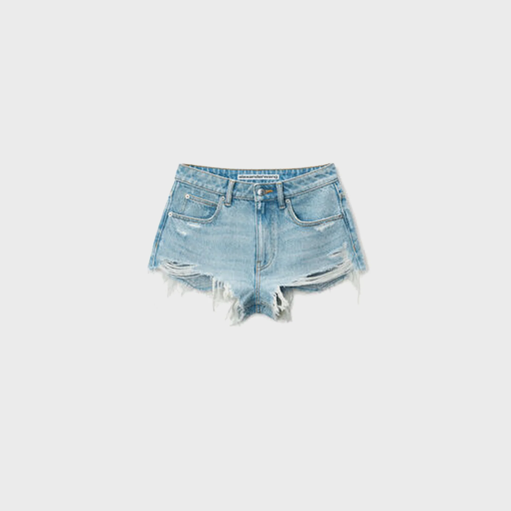 Frayed Short with Deconstruction and All-Over Hotfix