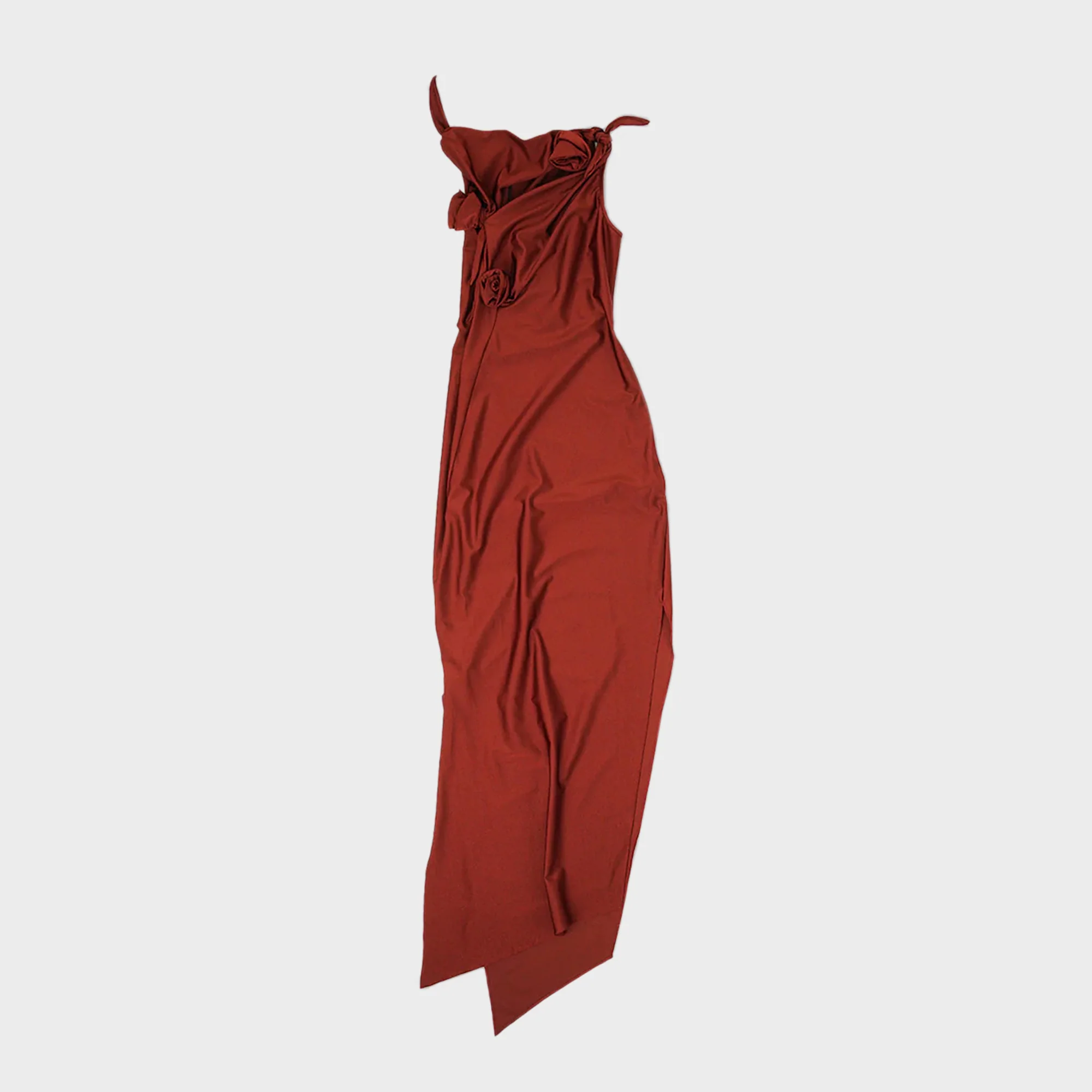 Asymetric Flower Gown
