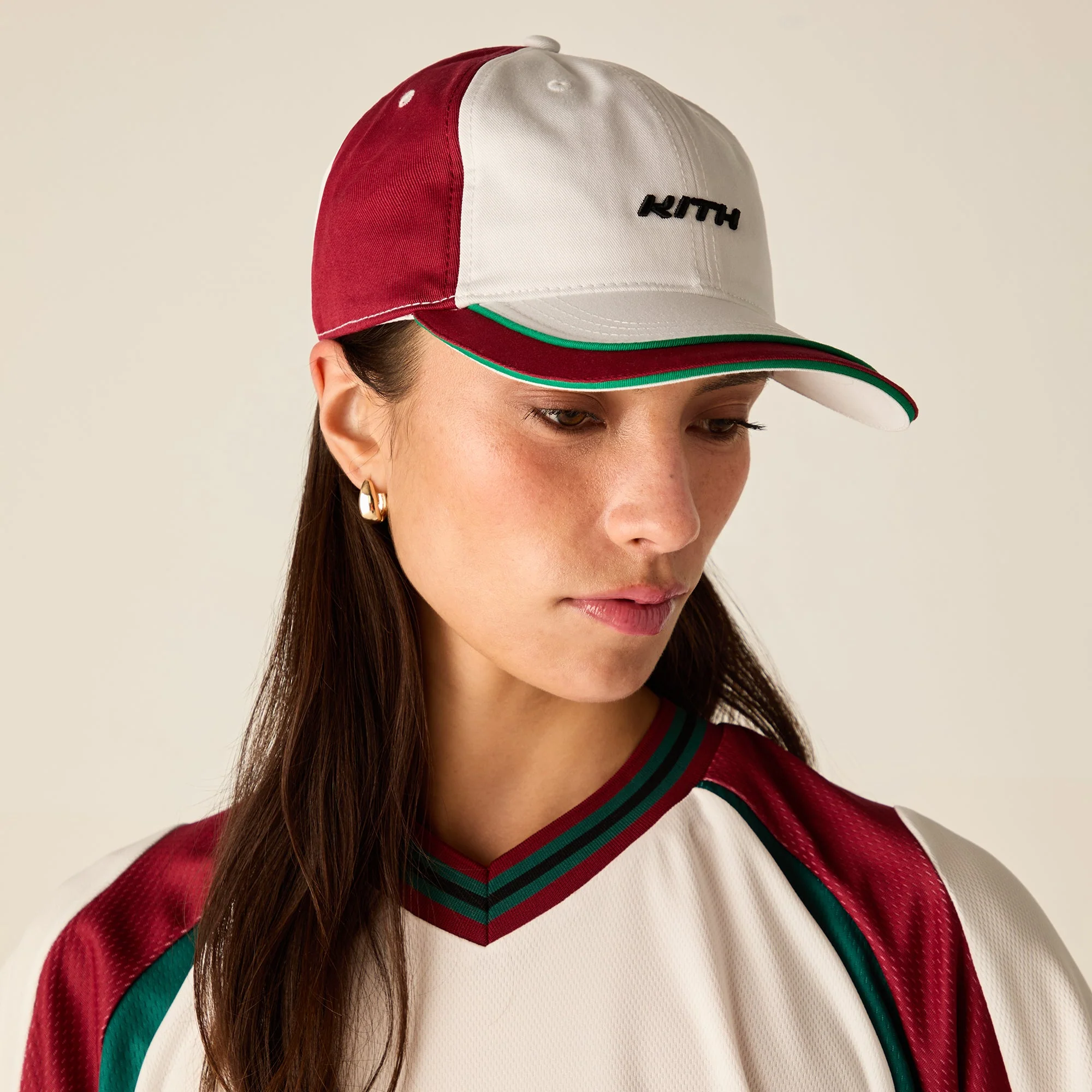 Kith Women Pieced Cotton Twill Cap