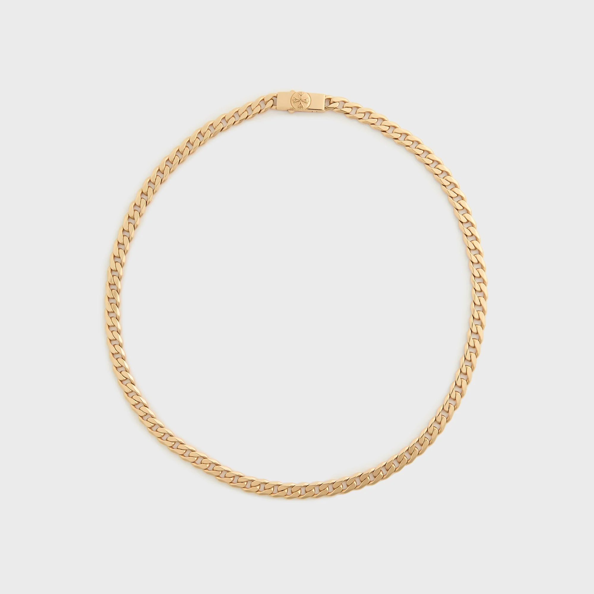 Tiny Edge Chain Necklace