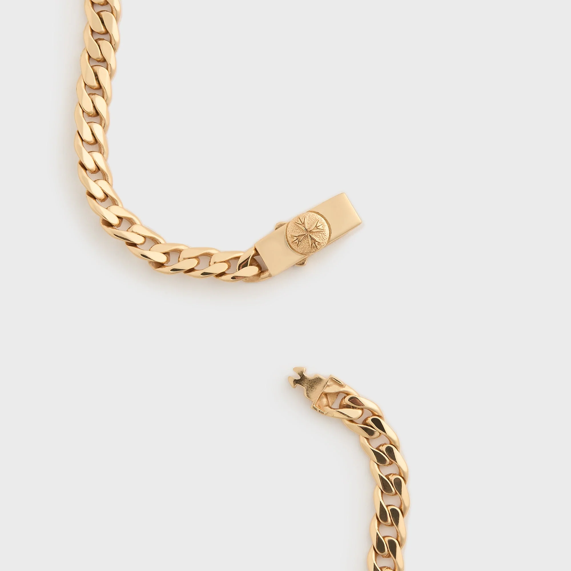 Tiny Edge Chain Necklace
