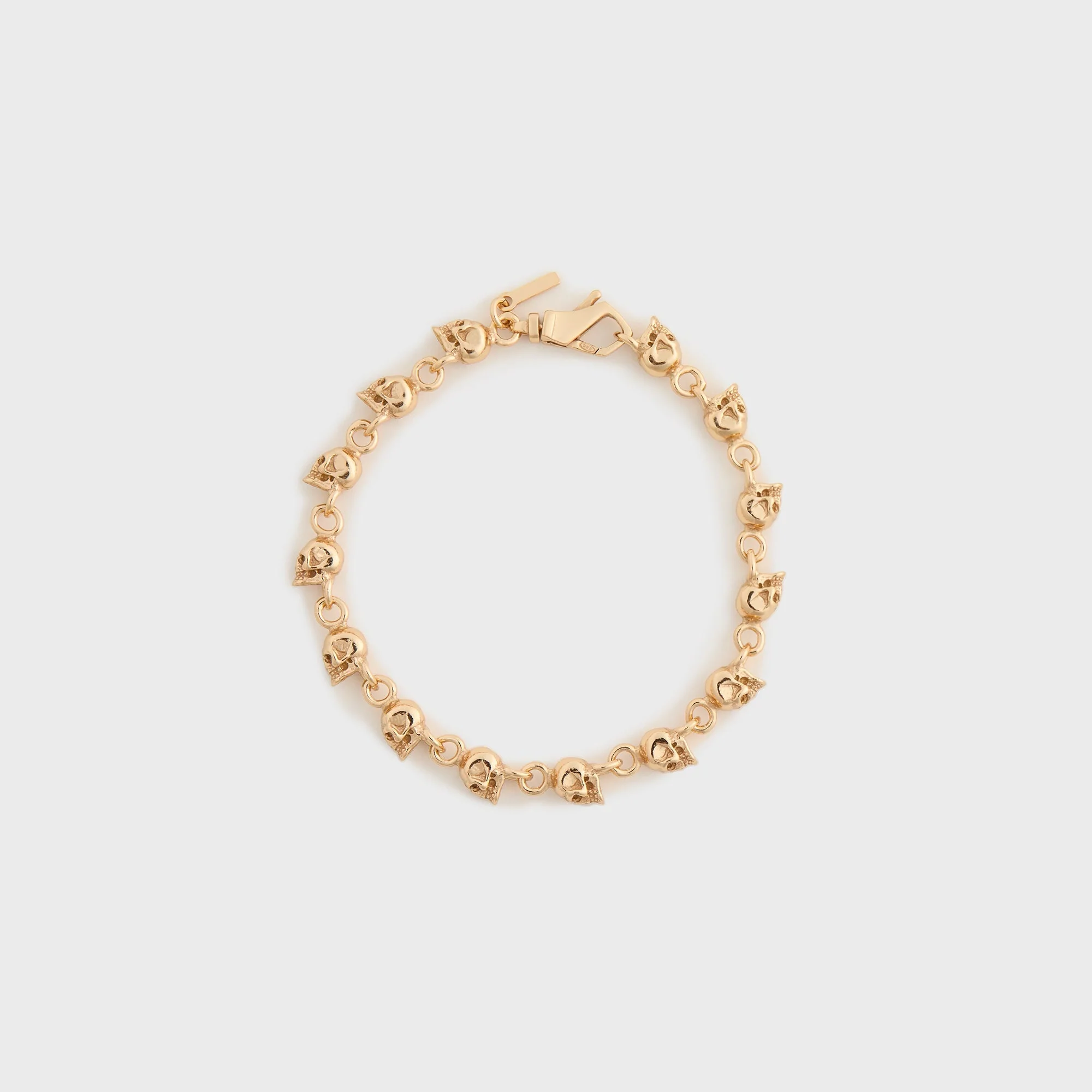 Gold Multi-Skull Bracelet