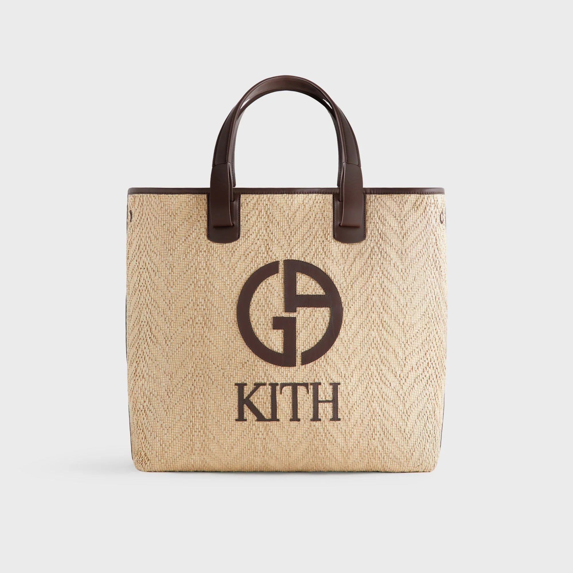 Giorgio Armani & Kith Raffia Tote