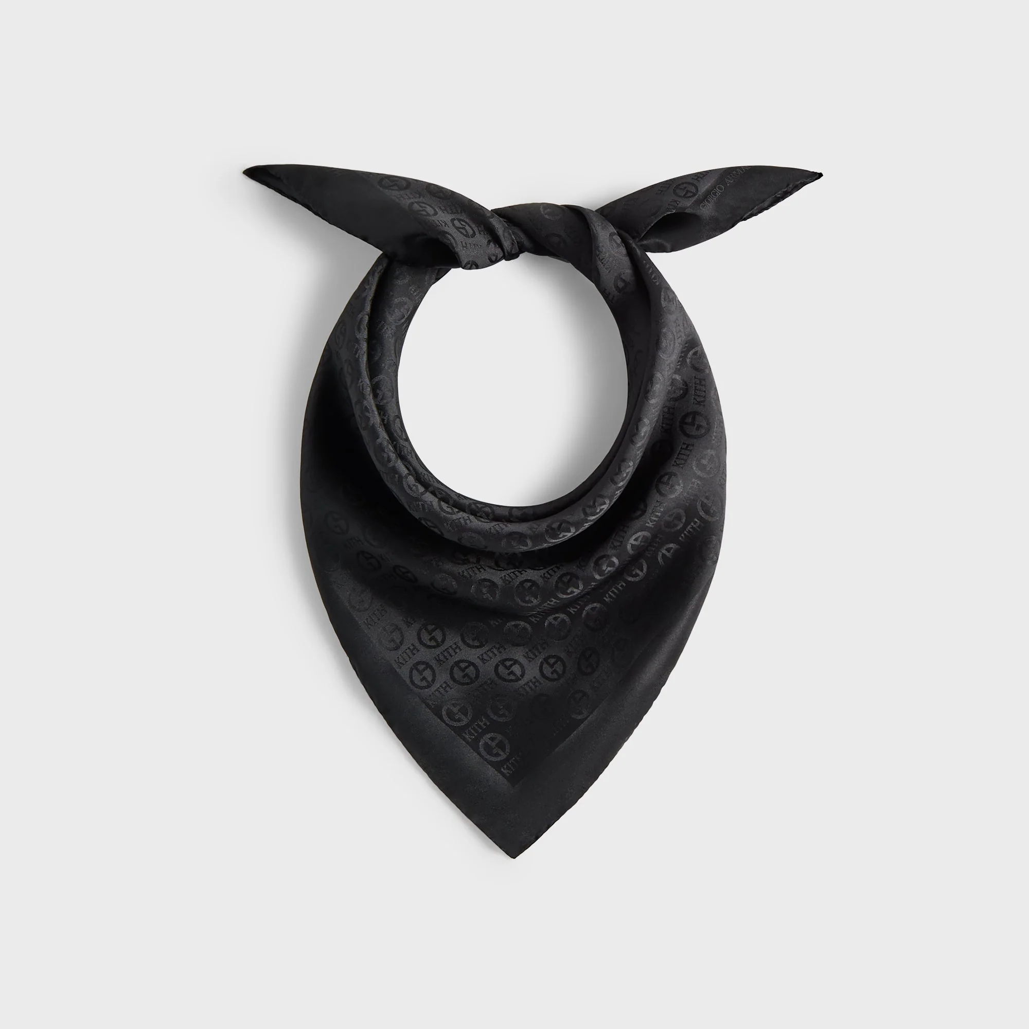 Giorgio Armani & Kith Monogram Jacquard Silk Bandana