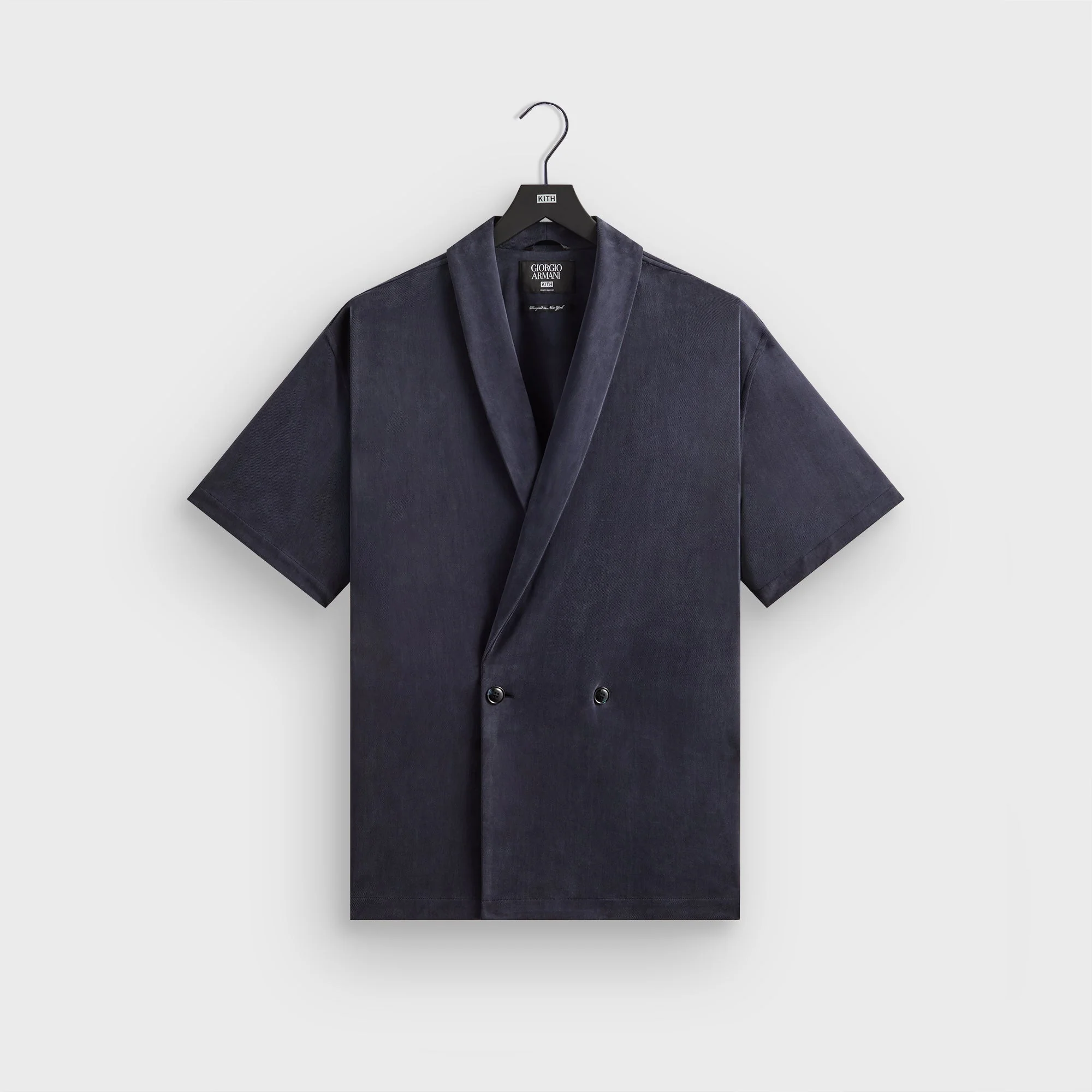 Giorgio Armani & Kith Short Sleeve Thompson Crossover Shirt