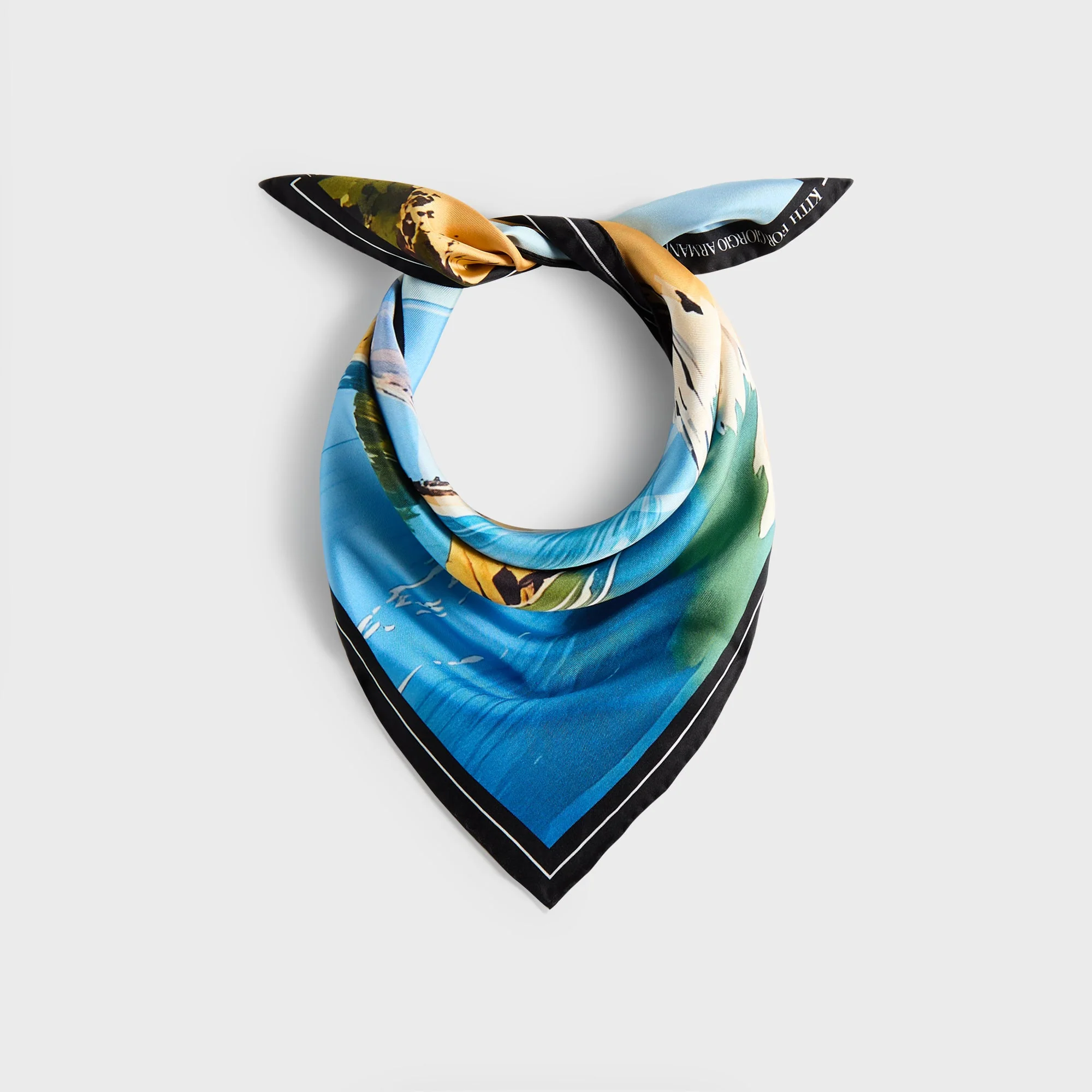Giorgio Armani & Kith Malibu Printed Silk Bandana