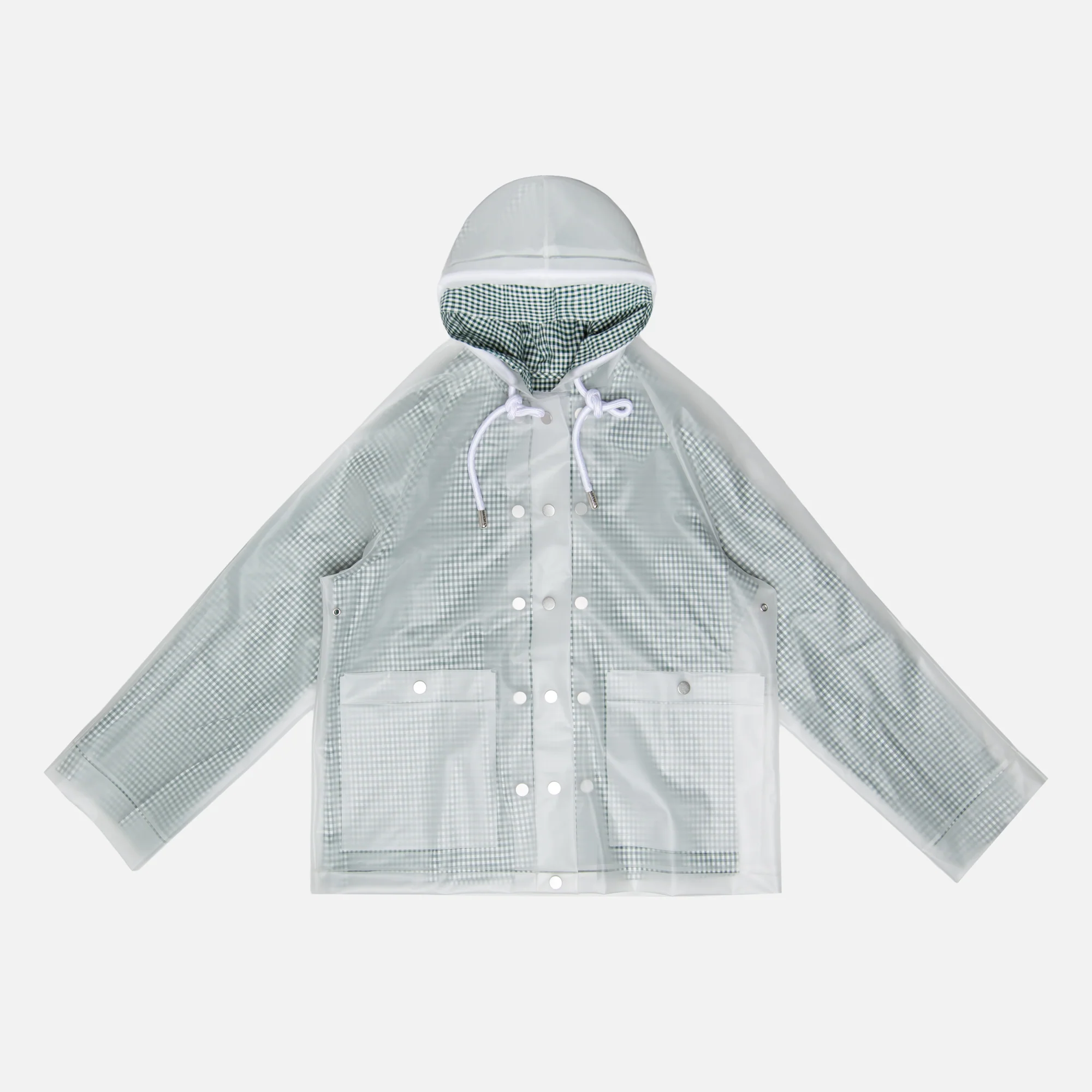 White Label Short Lined Raincoat