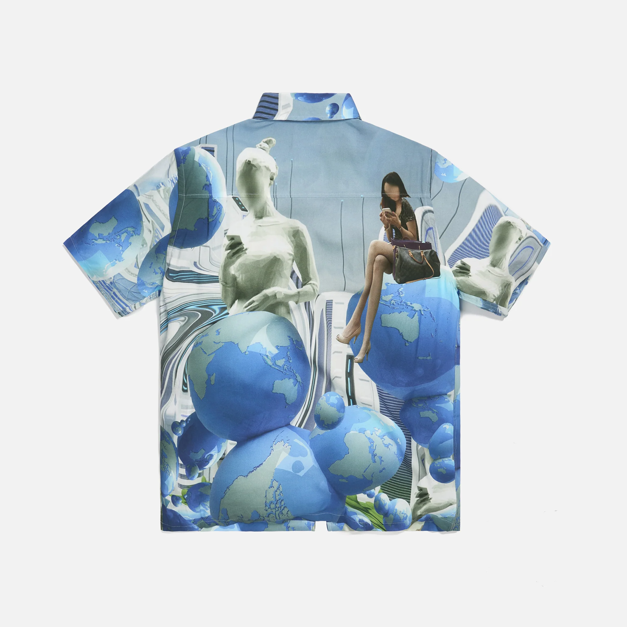 Blue Planet Button-Up Shirt