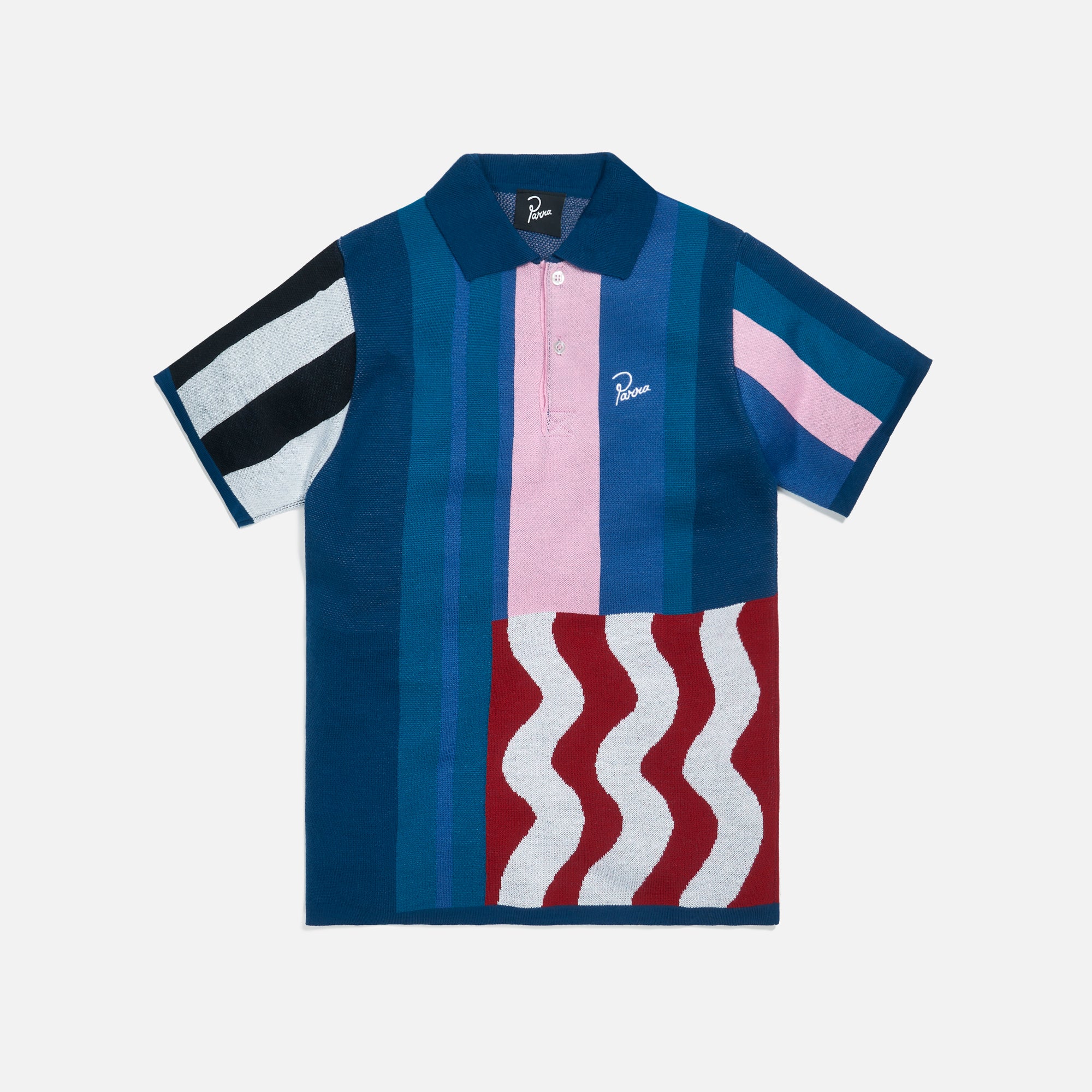 Wavy Merino Polo Shirt