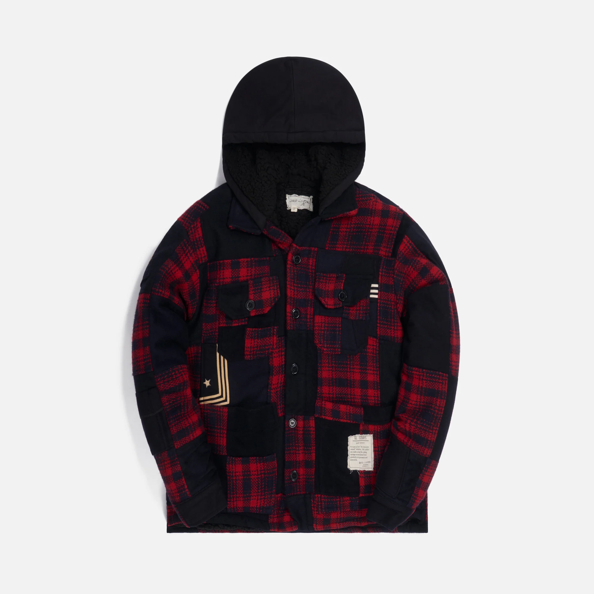 Sailor Plaid Boxy Hooded
