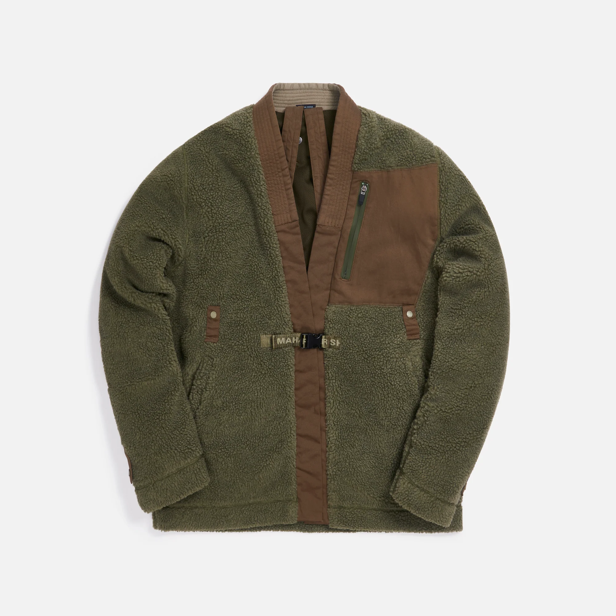 Recycled Sherpa Kimono maha