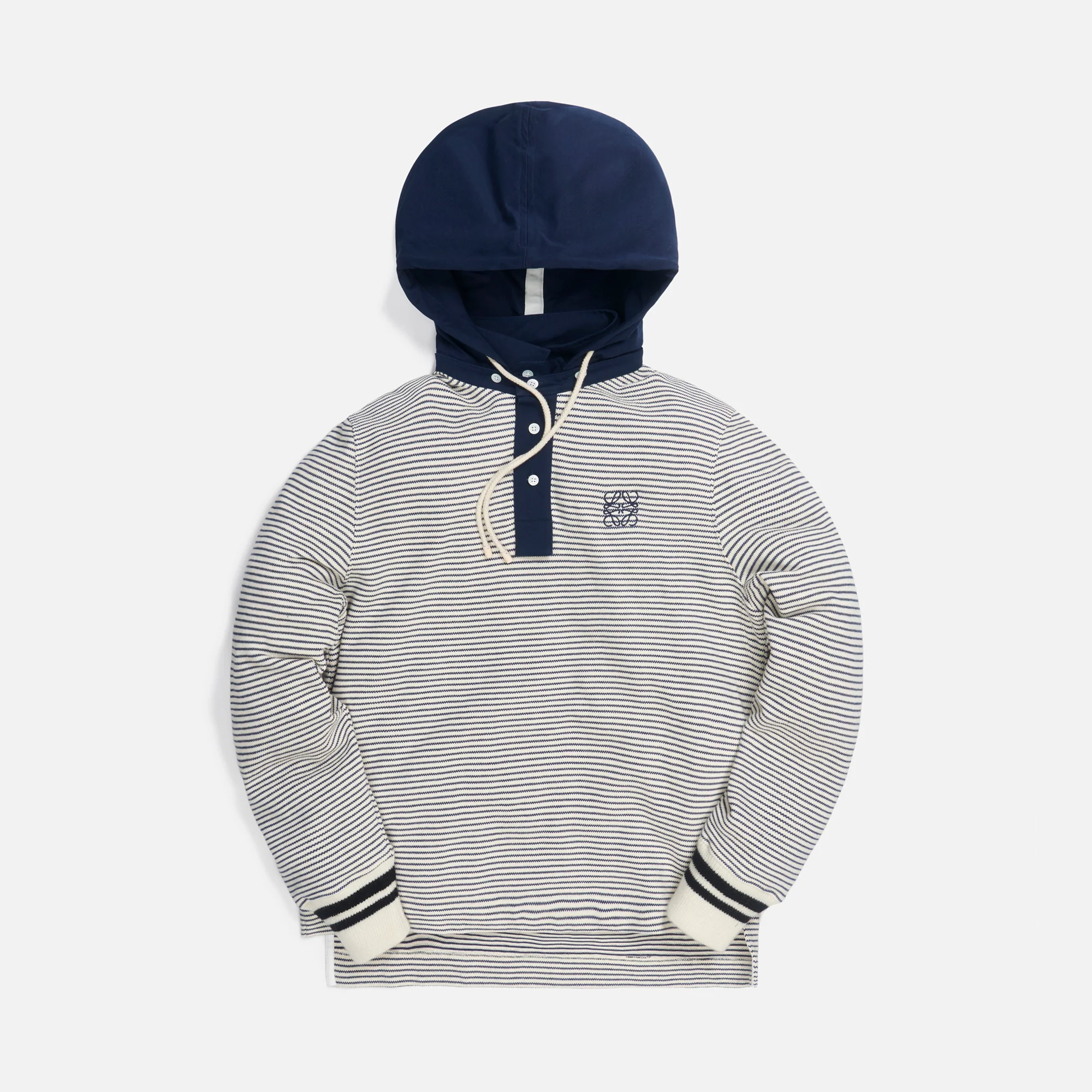 Stripe Hoodie Polo