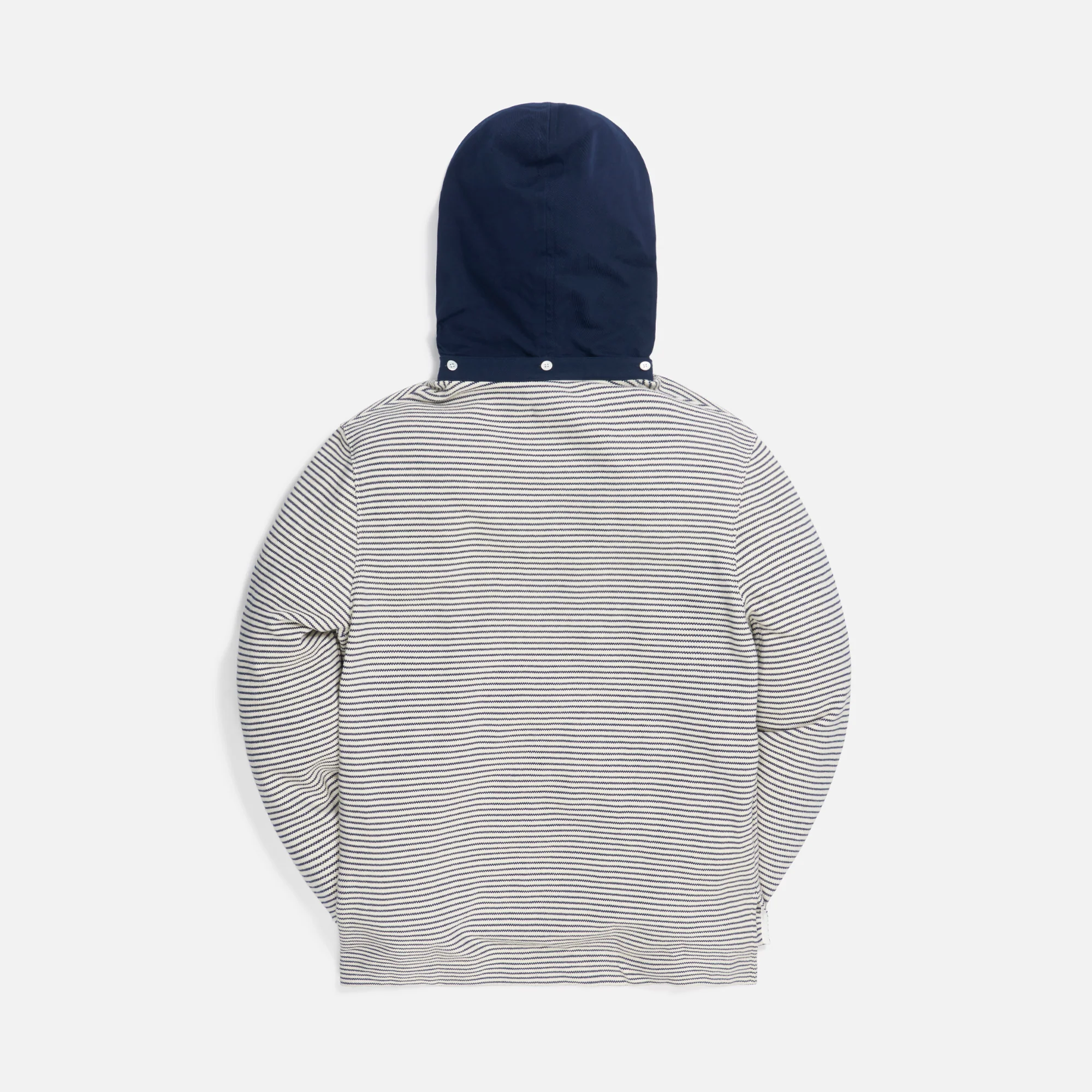 Stripe Hoodie Polo