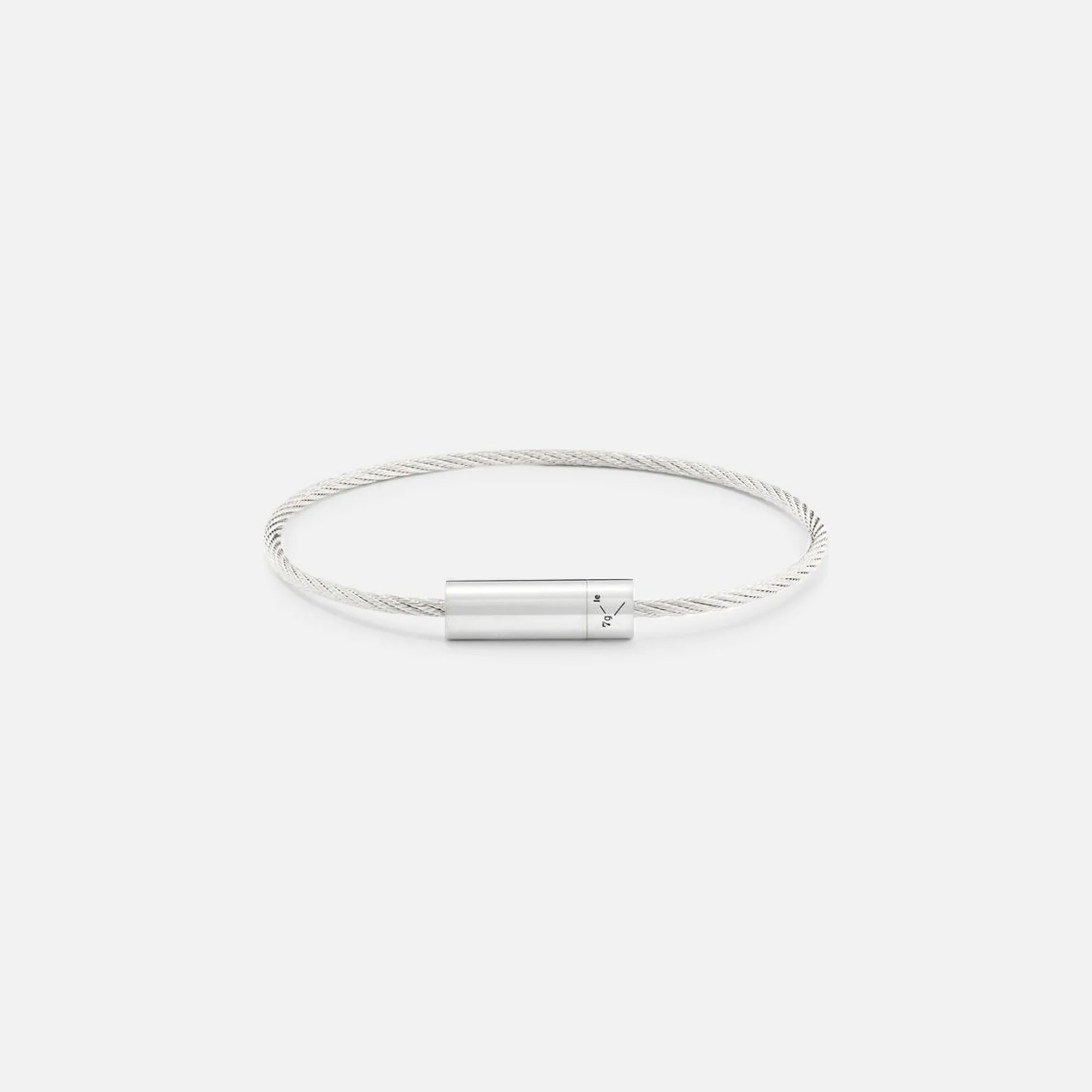 7g Cable Bracelet Polished Sterling Silver