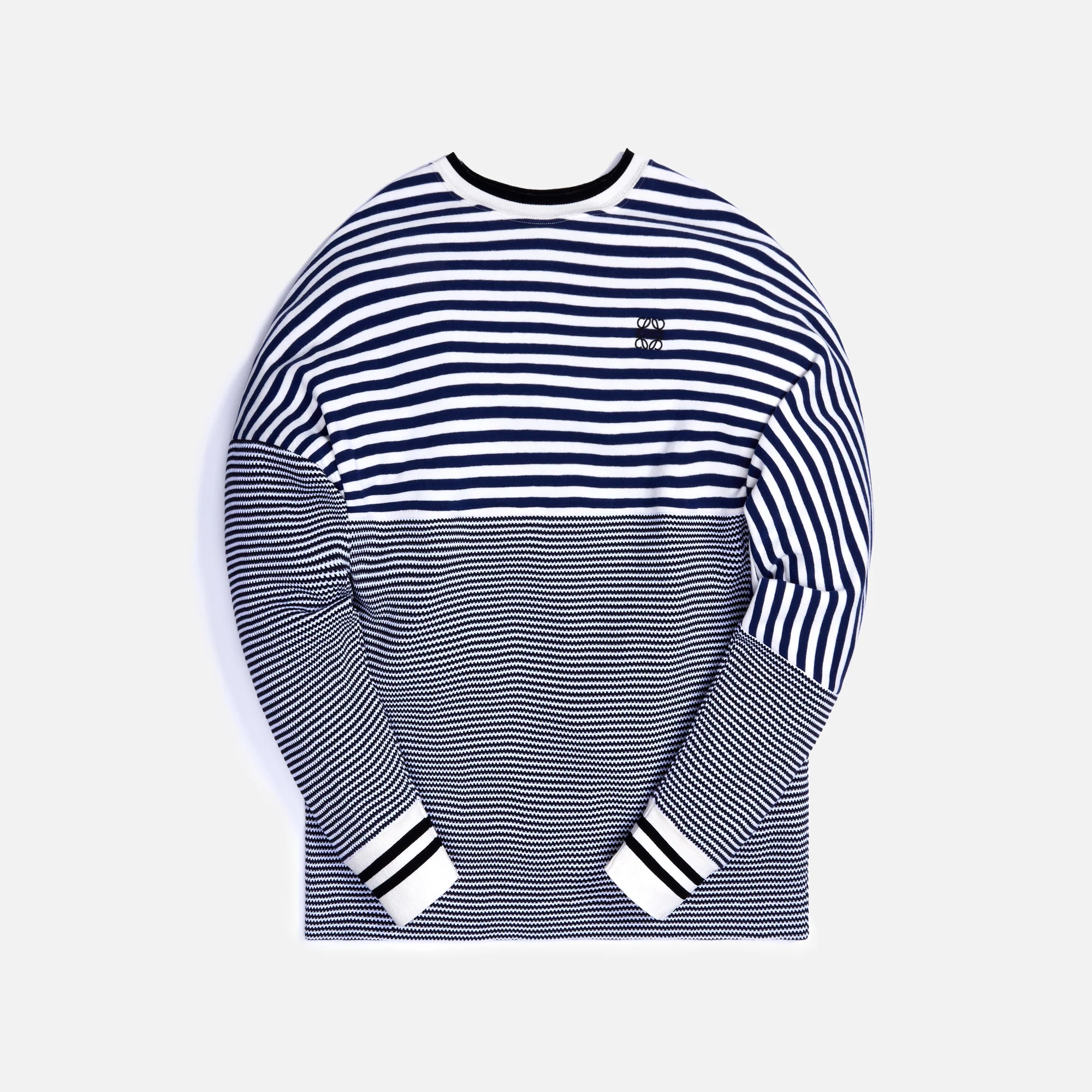 Anagram Striped Crewneck