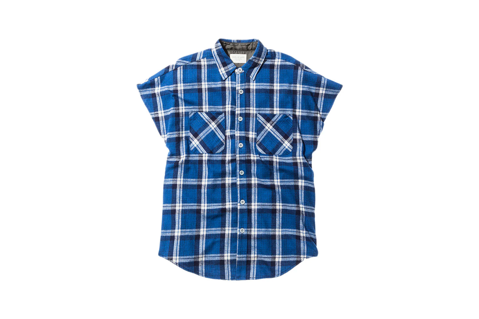 Sleeveless Flannel Shirt