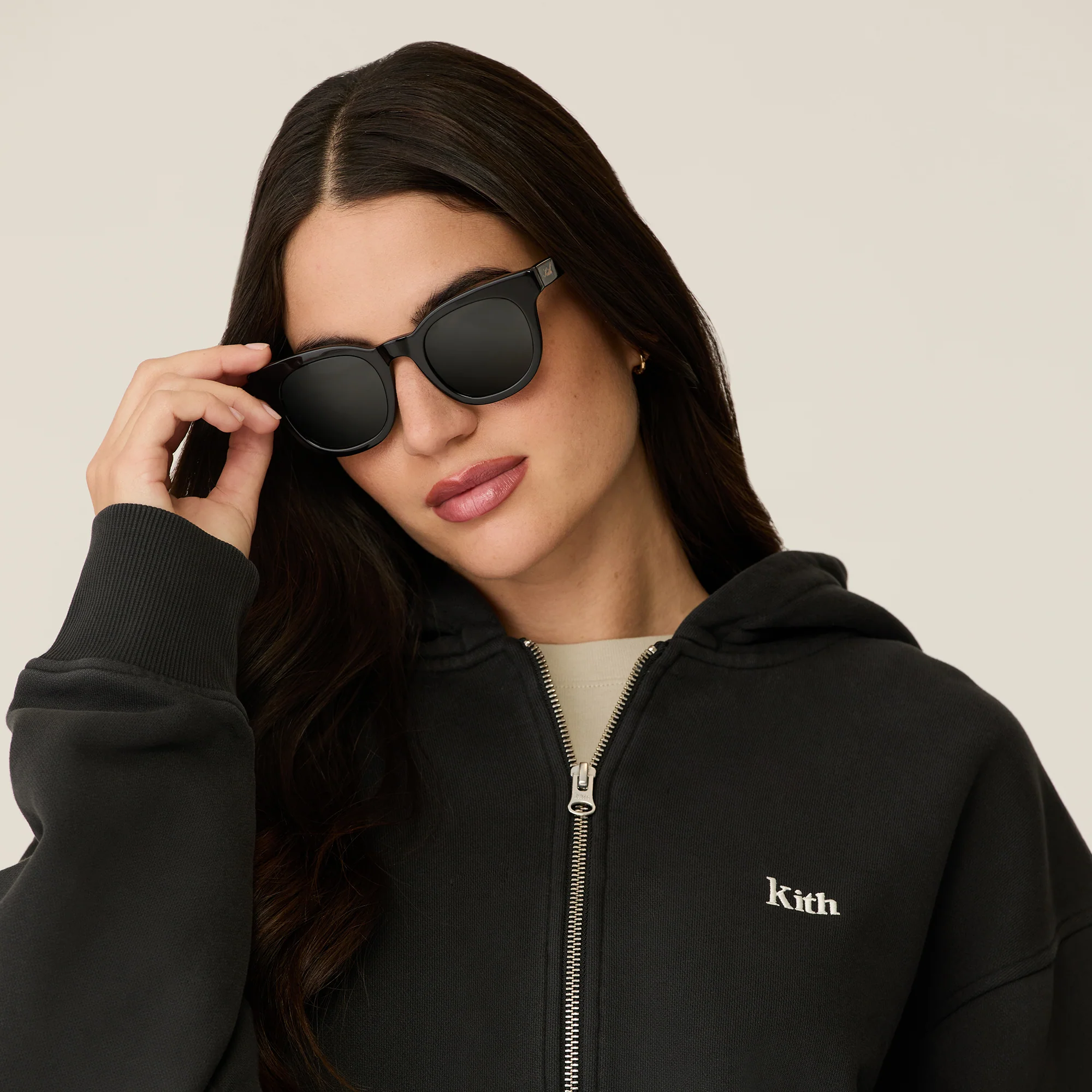 Kith Women Ari Black Sunglasses