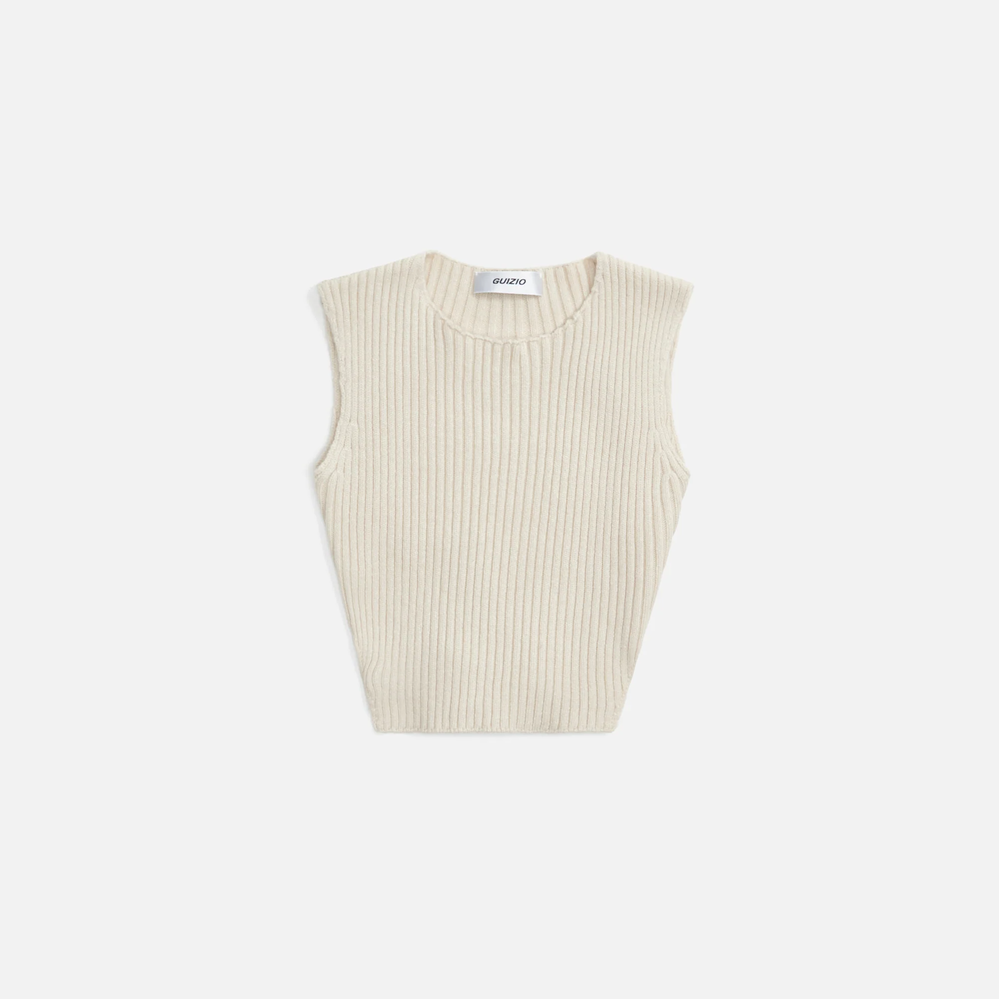 Rib Knit Backless Strap Top