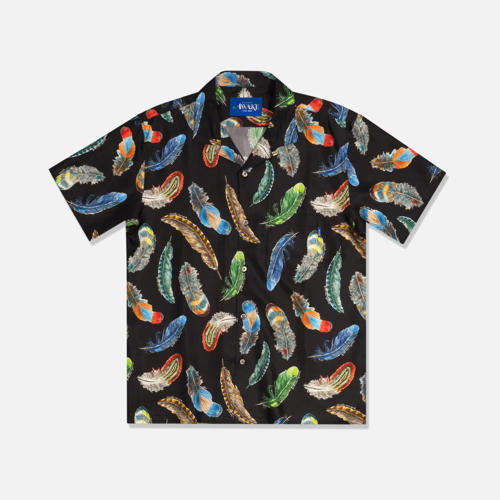 Feathers Silk Shirt