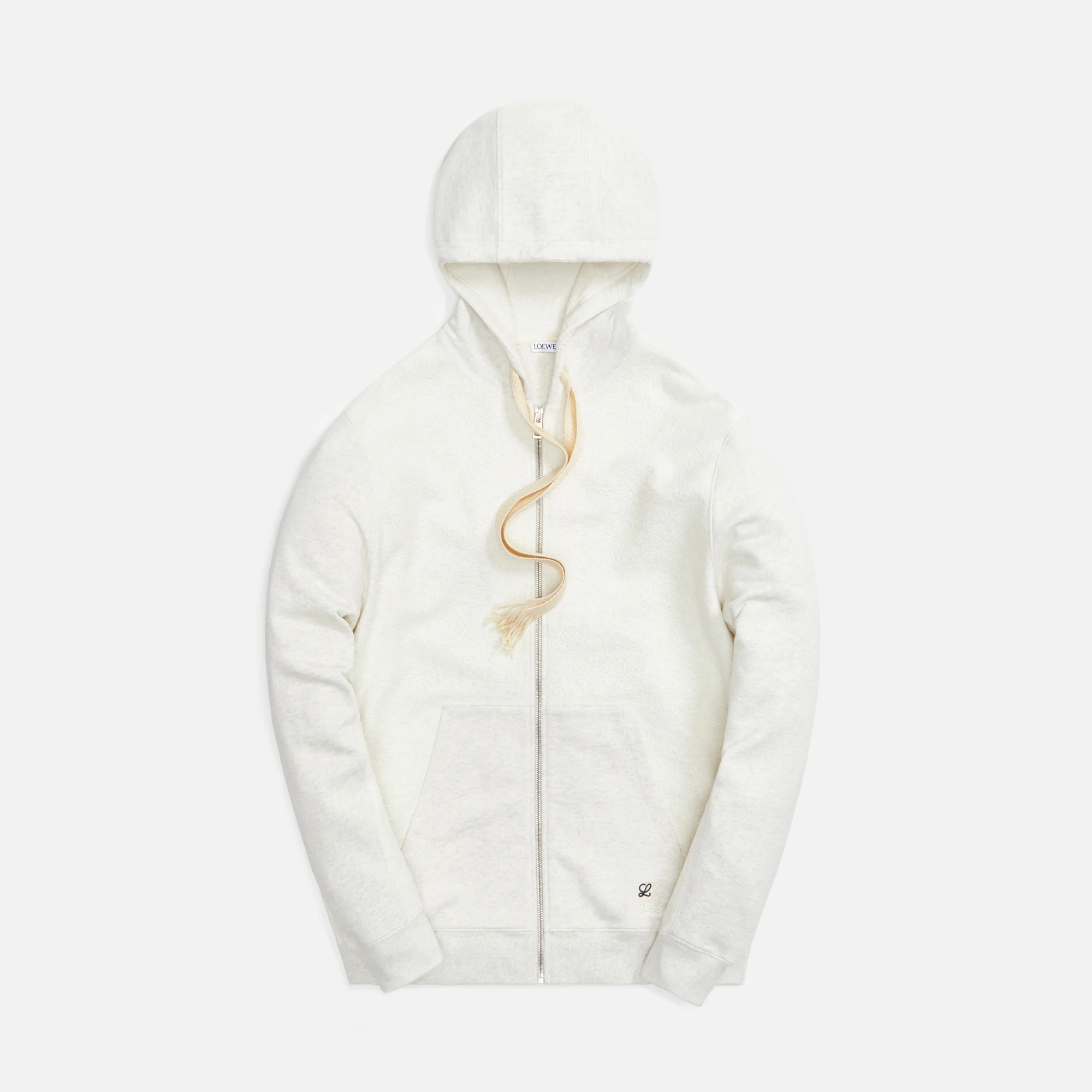 Bi-Color Anagram Zipped Hoodie