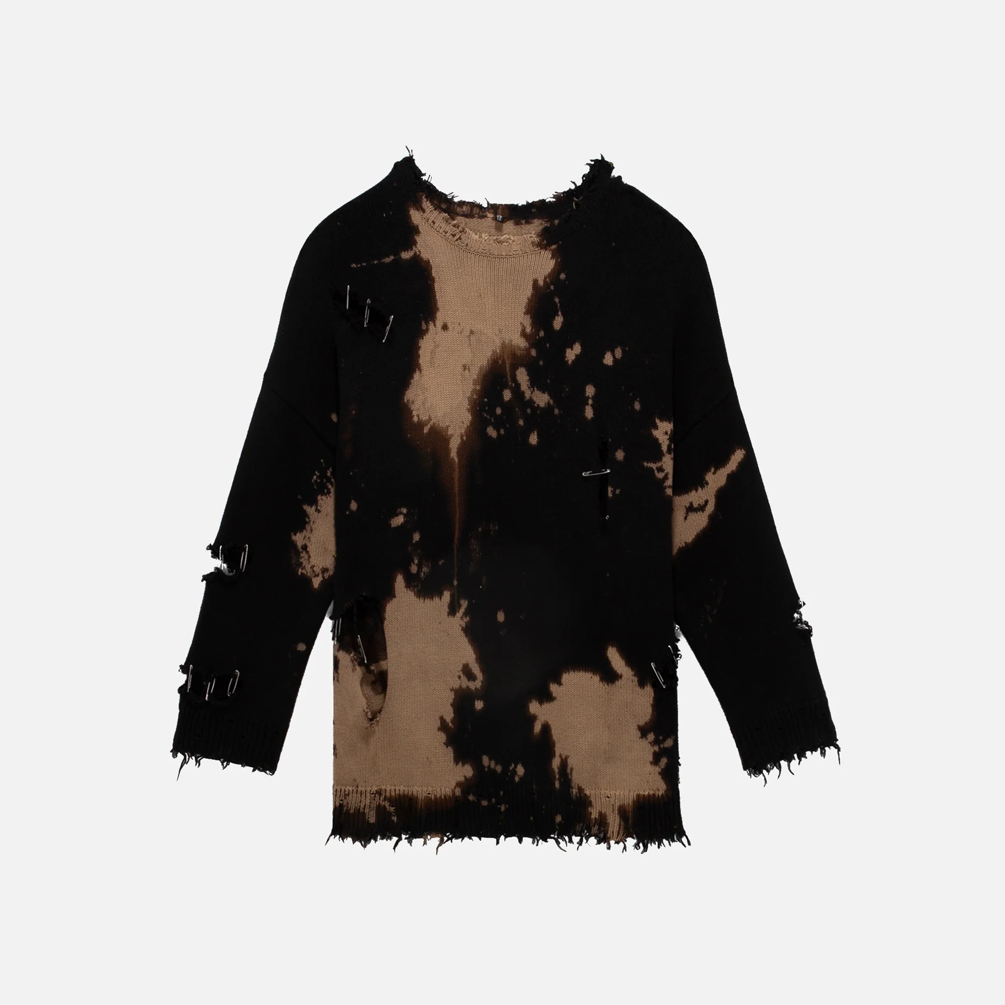 Bleached Distressed Sweater